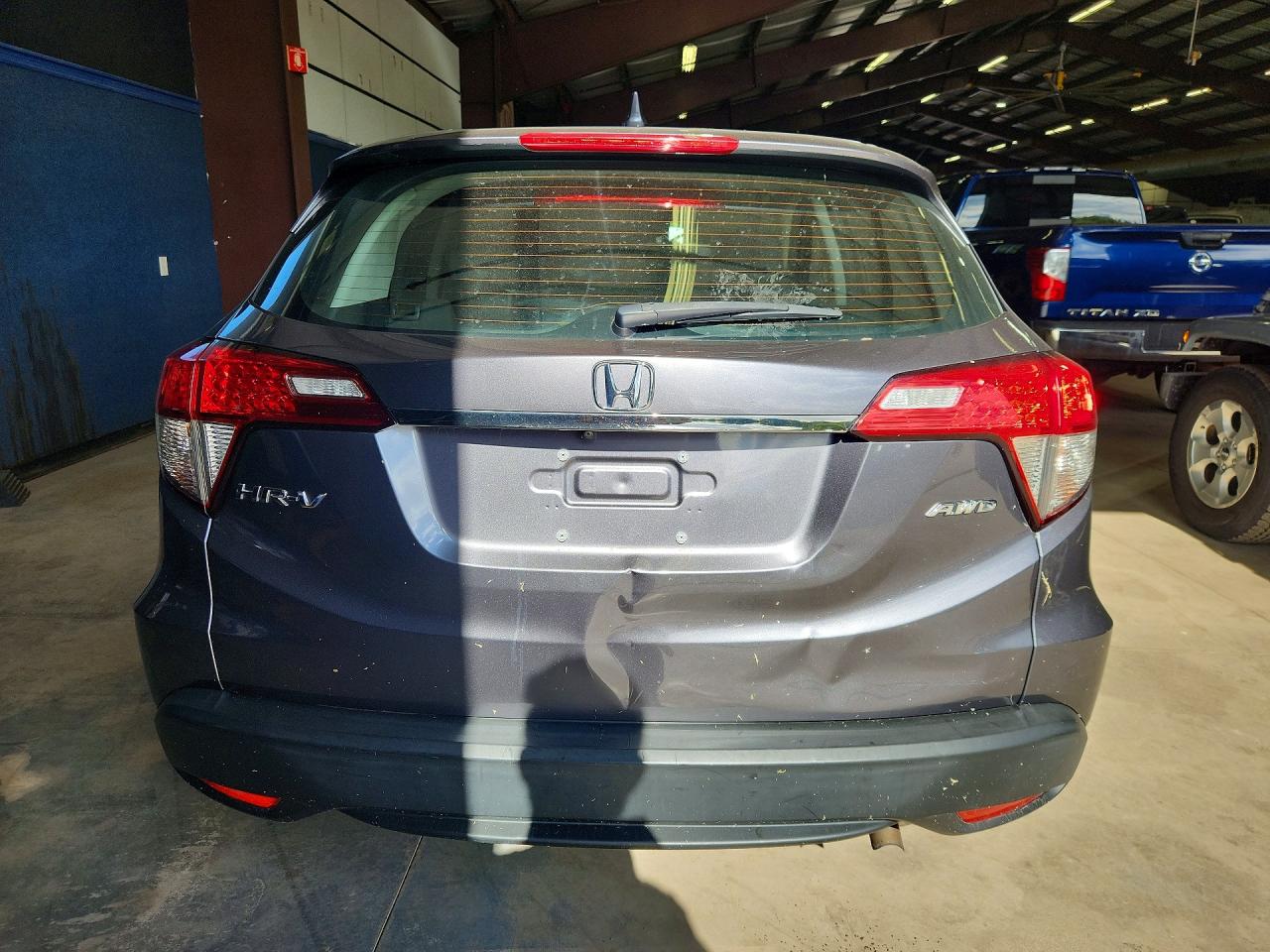 2022 Honda Hr-v Lx Gray vin: 3CZRU6H33NM717892