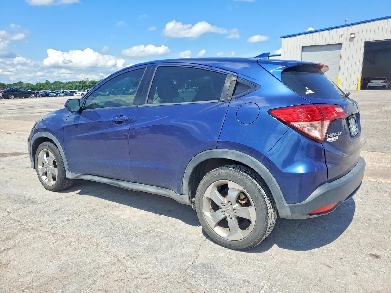 2017 Honda Hr-v Lx Blue vin: 3CZRU6H34HG708797