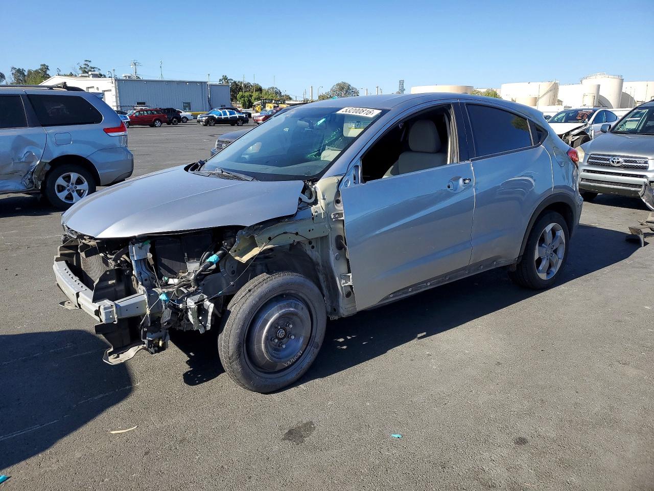 2020 Honda Hr-v Lx Silver vin: 3CZRU6H34LM718787
