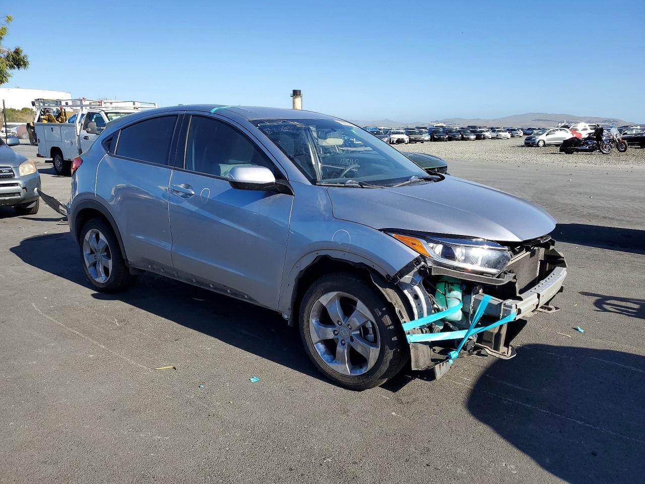 2020 Honda Hr-v Lx Silver vin: 3CZRU6H34LM718787
