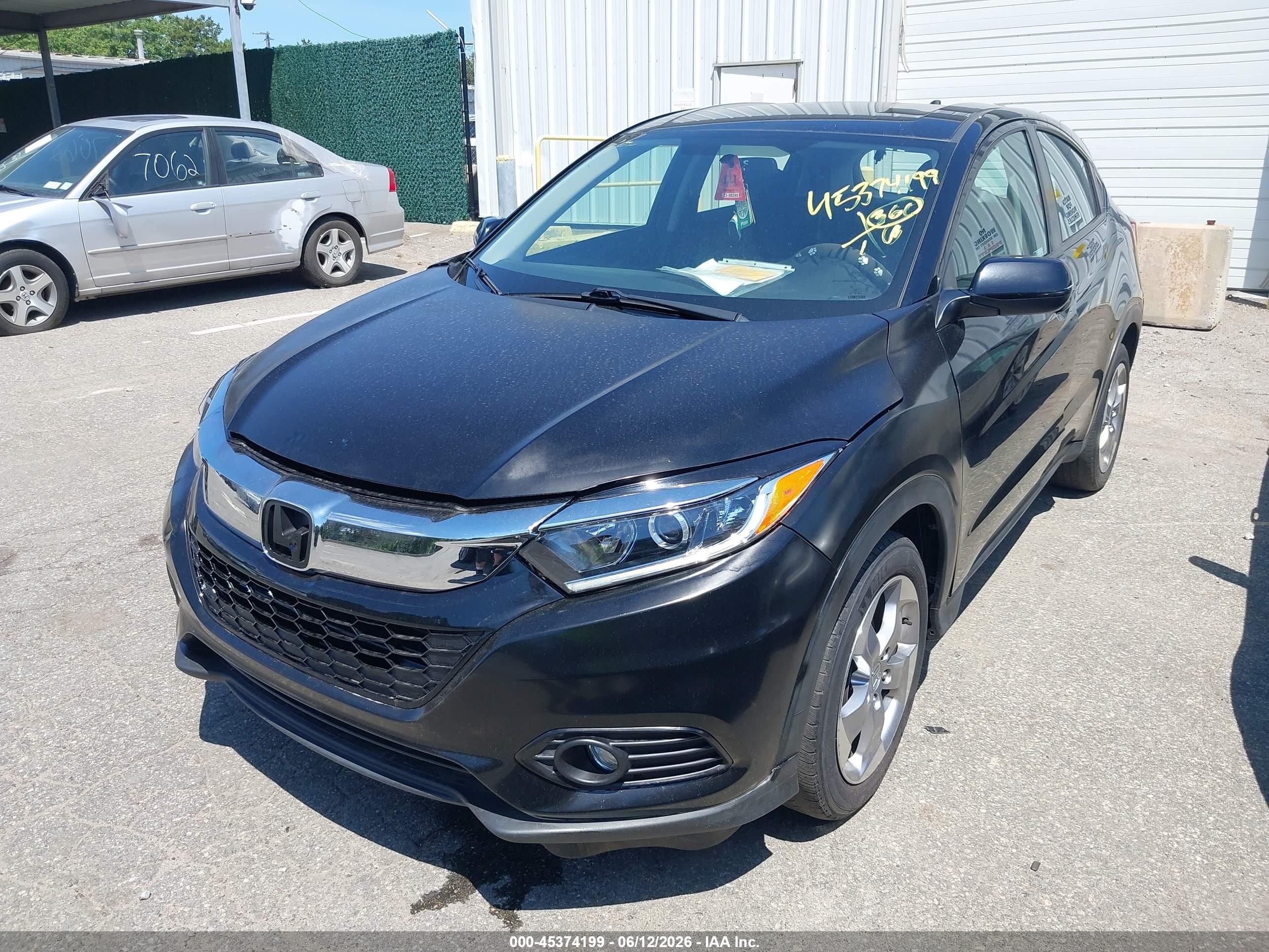 2021 Honda Hr-v Awd Lx Black vin: 3CZRU6H34MM754500