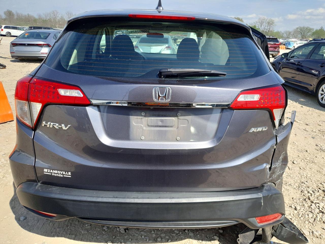 2022 Honda Hr-v Lx Charcoal vin: 3CZRU6H34NM714029
