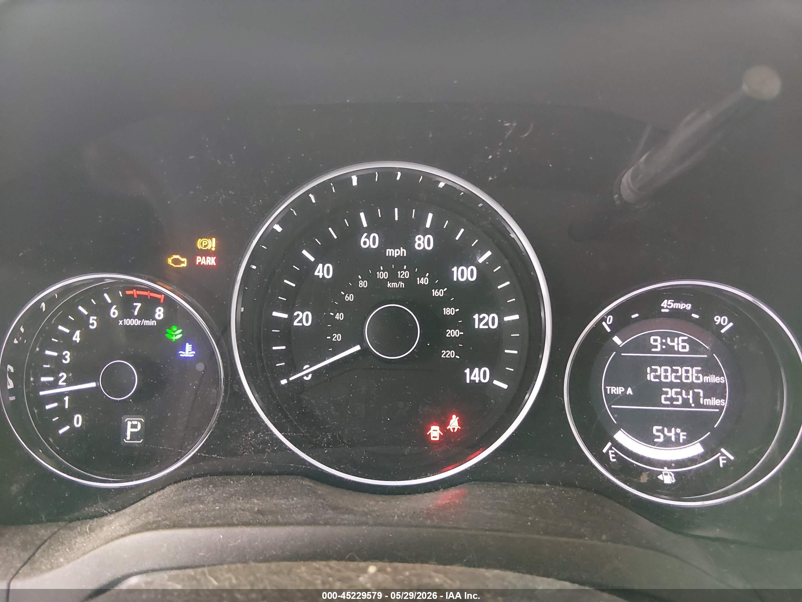 2017 Honda Hr-v Lx Синий vin: 3CZRU6H35HG700143