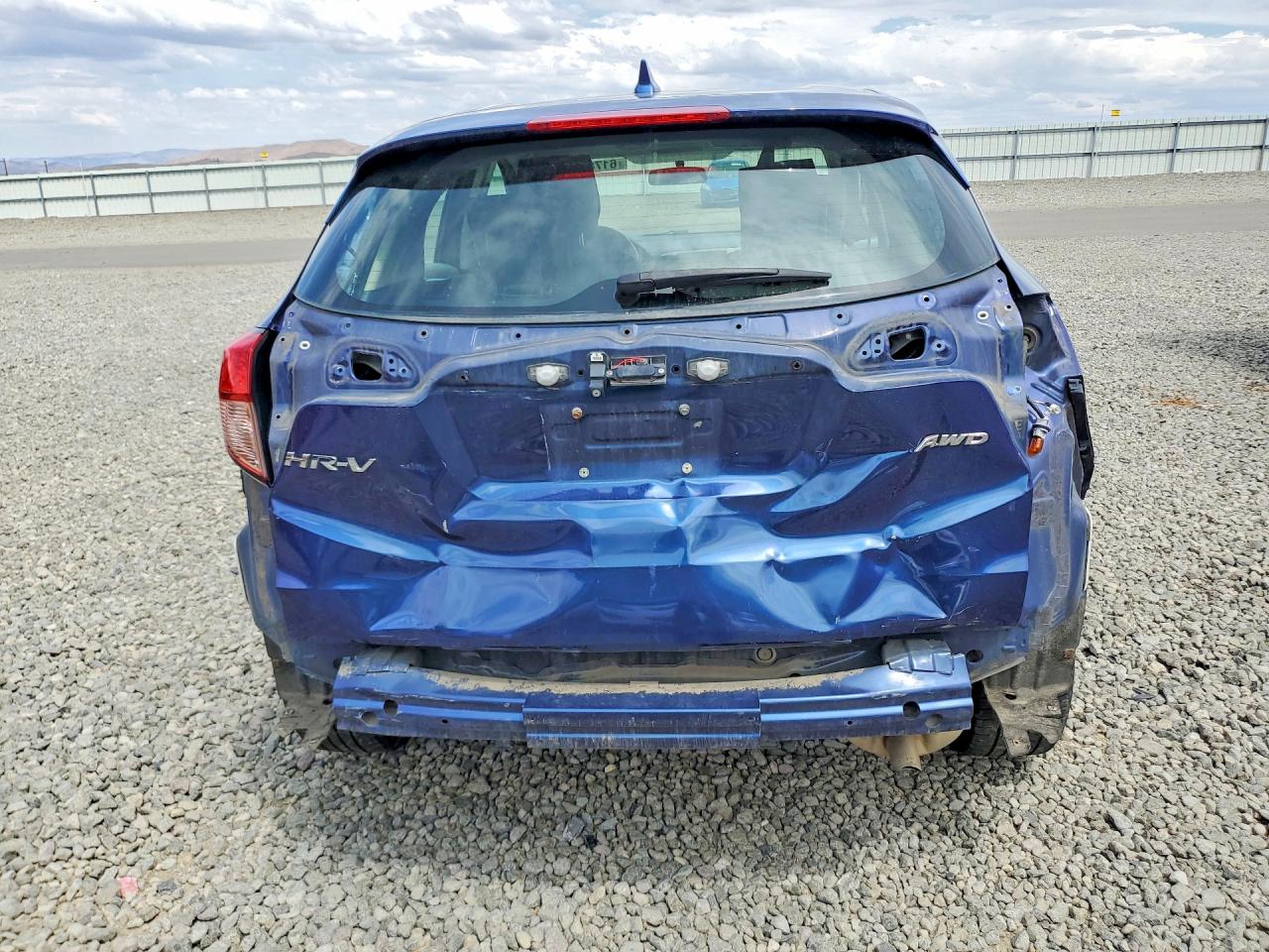 2016 Honda Hr-v Lx Blue vin: 3CZRU6H36GM709675