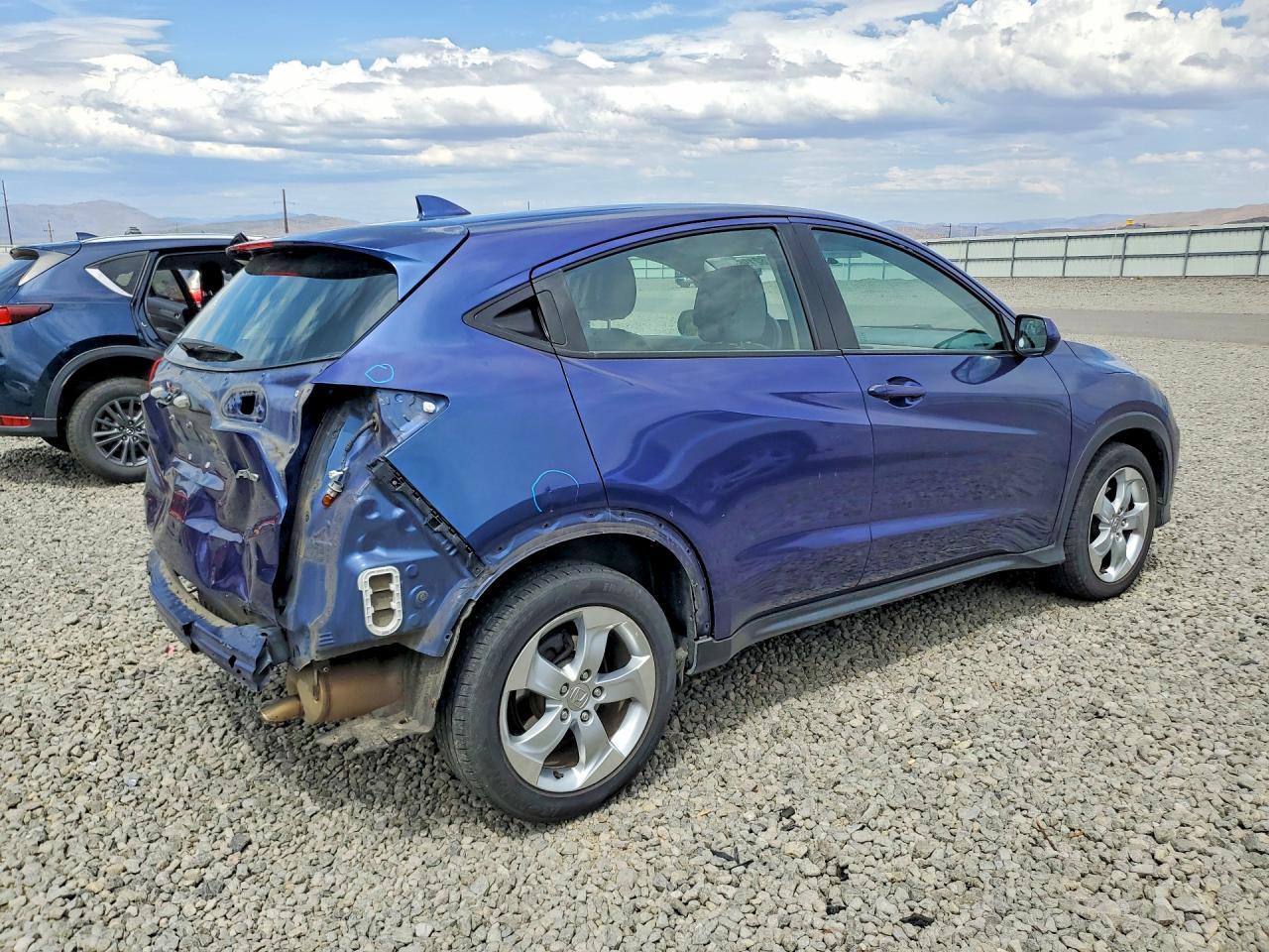 2016 Honda Hr-v Lx Blue vin: 3CZRU6H36GM709675