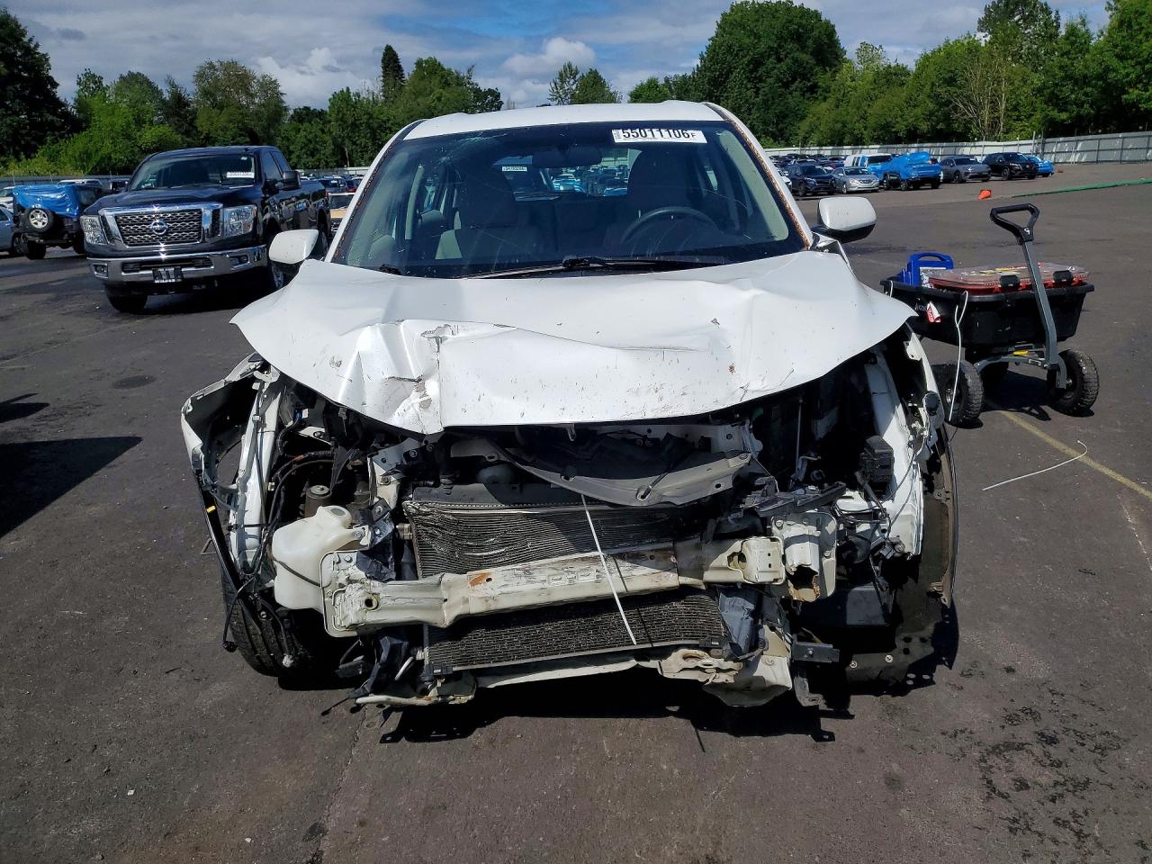2016 Honda Hr-v Lx White vin: 3CZRU6H36GM713614