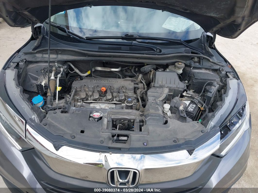 2019 Honda Hr-v Lx Gray vin: 3CZRU6H36KG721834