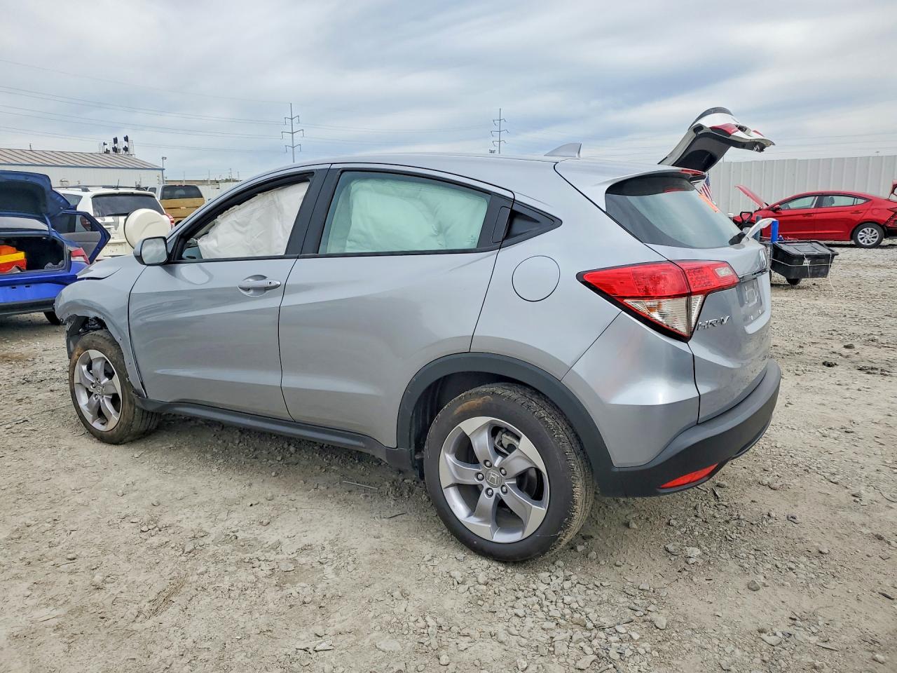 2022 Honda Hr-v Lx Silver vin: 3CZRU6H36NM719393