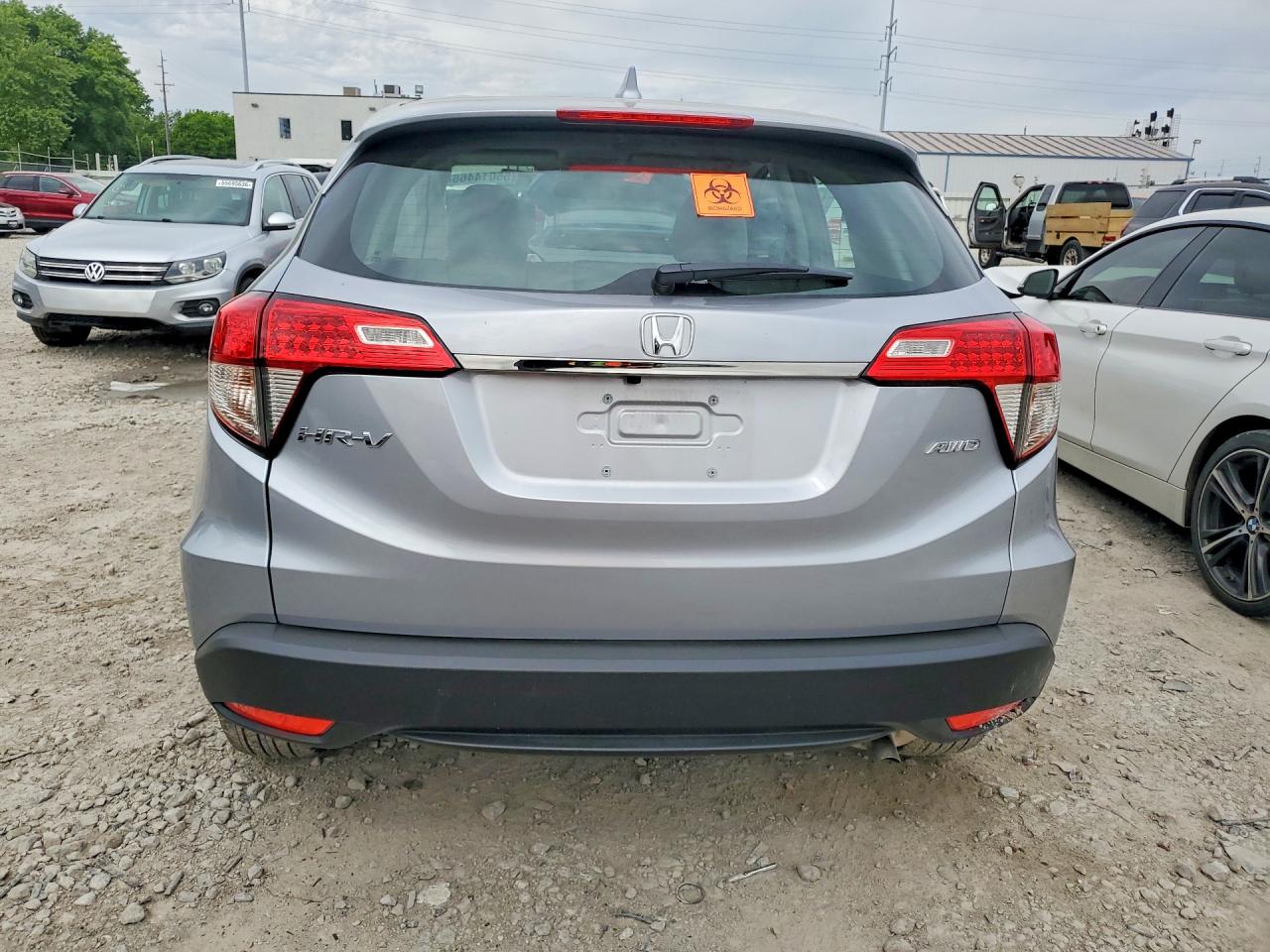 2022 Honda Hr-v Lx Silver vin: 3CZRU6H36NM719393