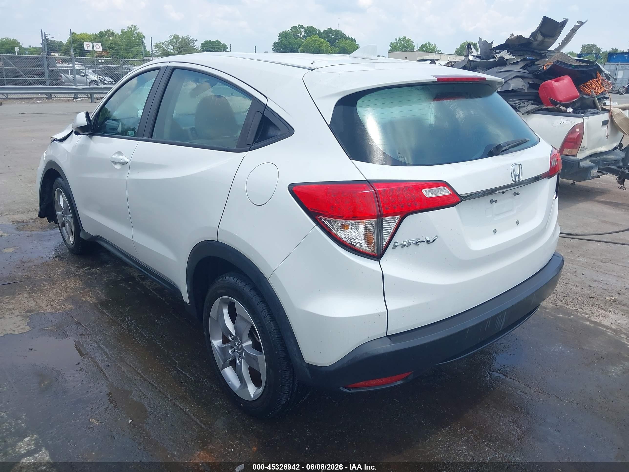 2022 Honda Hr-v Awd Lx Белый vin: 3CZRU6H36NM732760