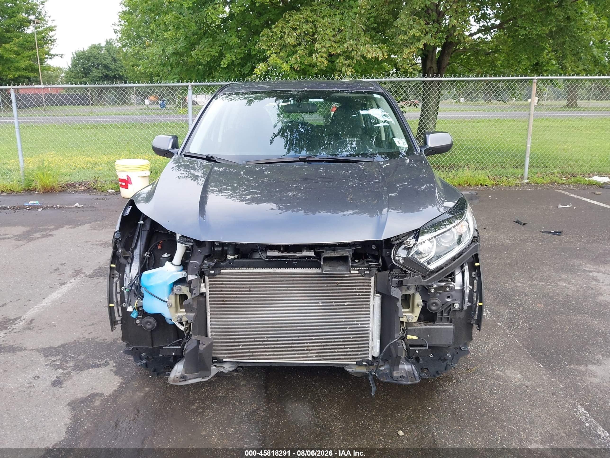 2022 Honda Hr-v Awd Lx Gray vin: 3CZRU6H36NM774488