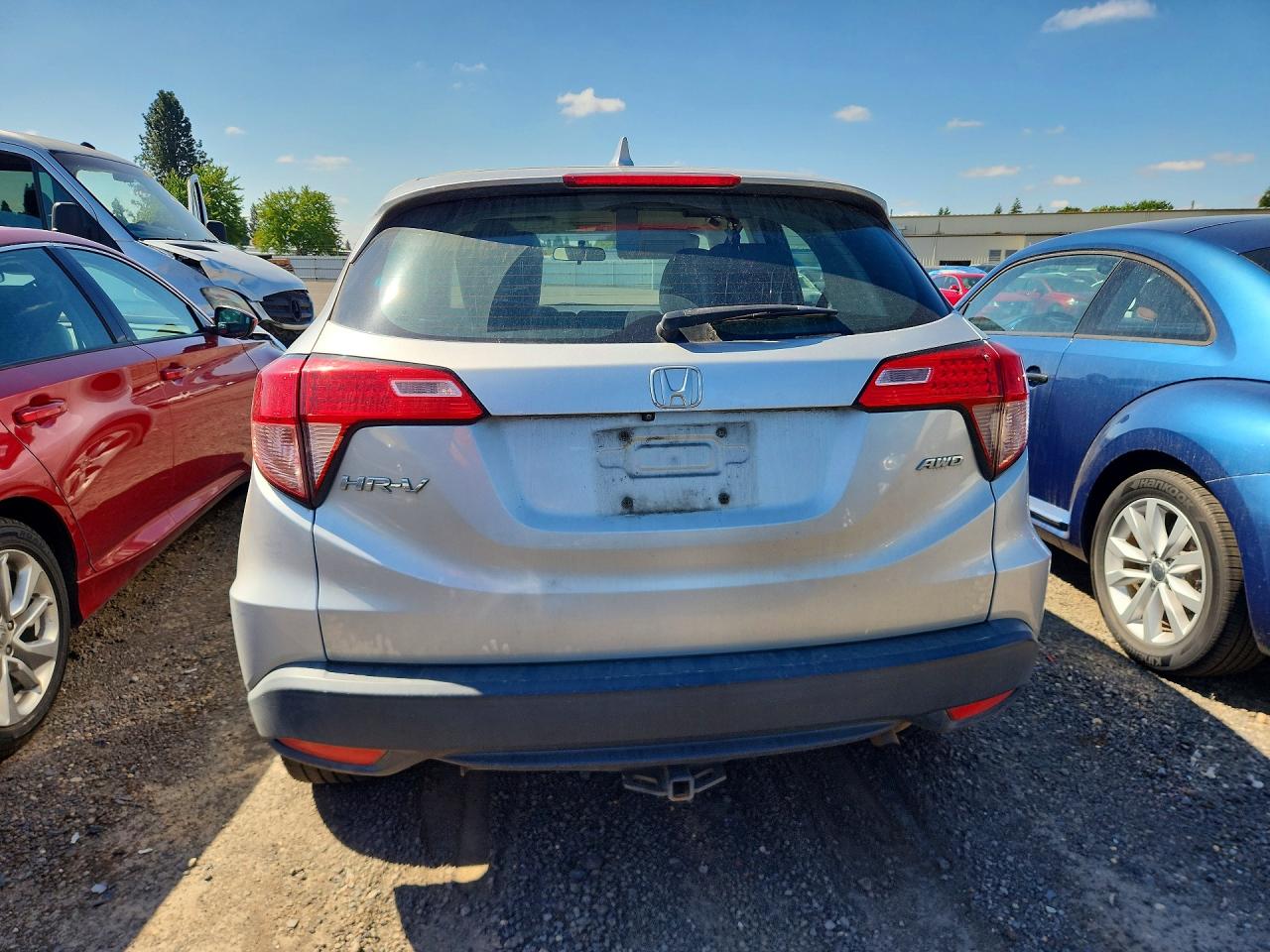 2016 Honda Hr-v Lx Silver vin: 3CZRU6H37GM745228