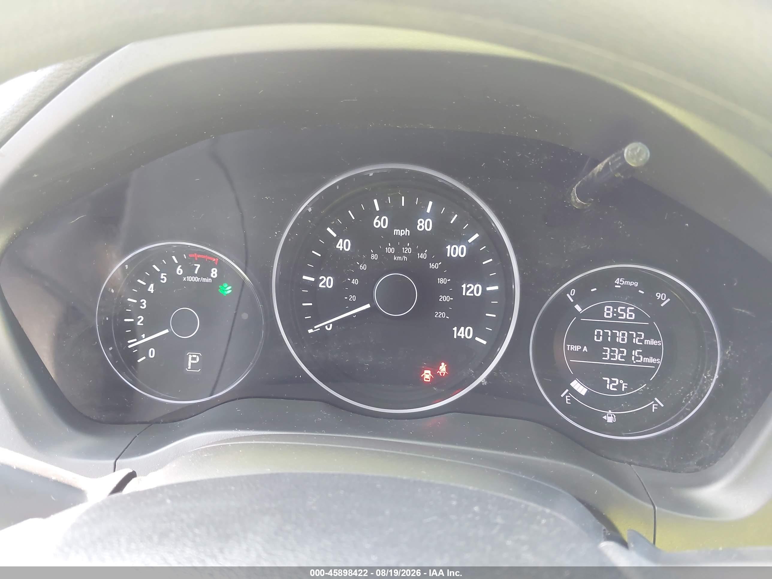 2019 Honda Hr-v Lx Белый vin: 3CZRU6H37KM704963