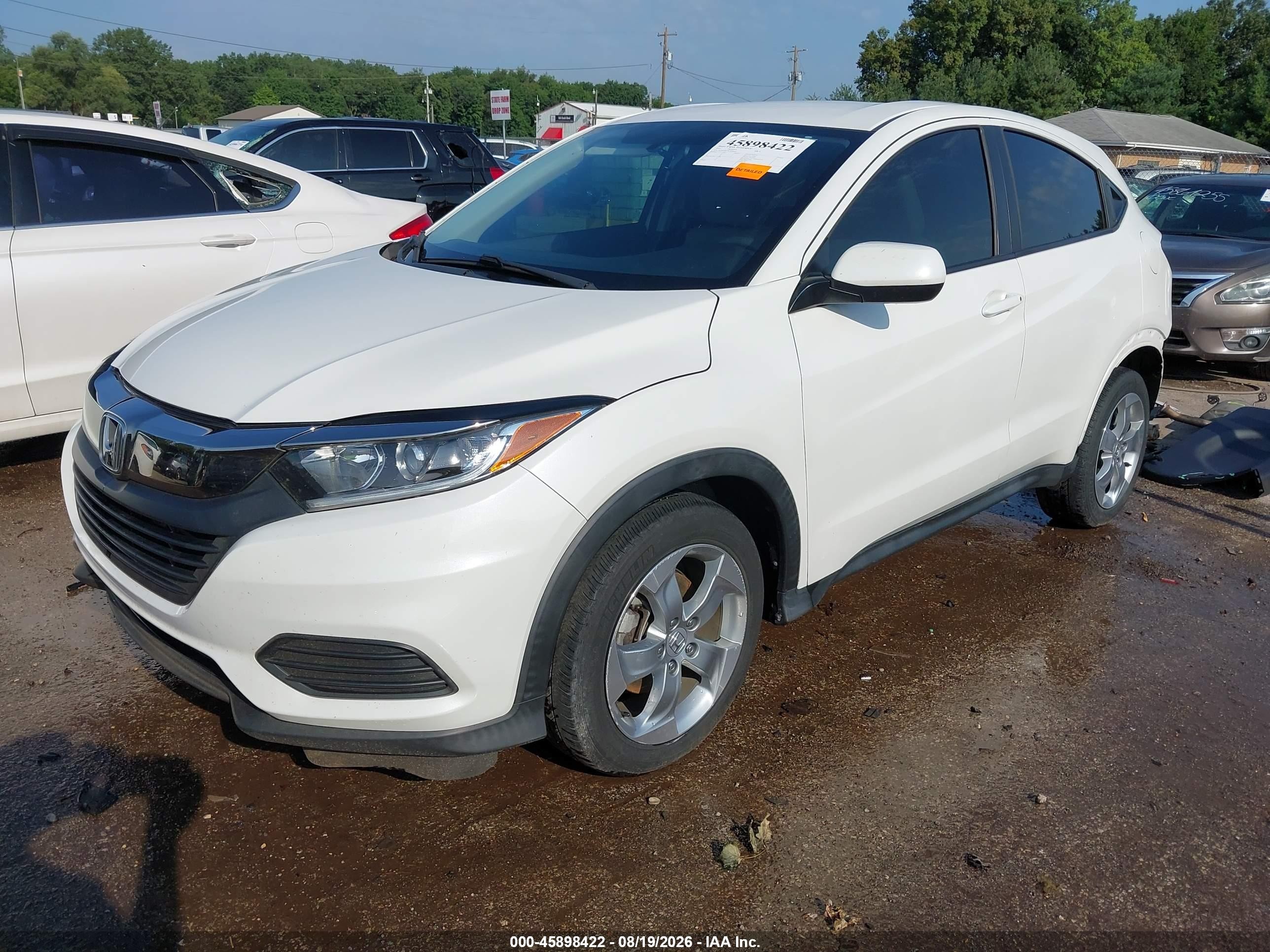 2019 Honda Hr-v Lx Белый vin: 3CZRU6H37KM704963