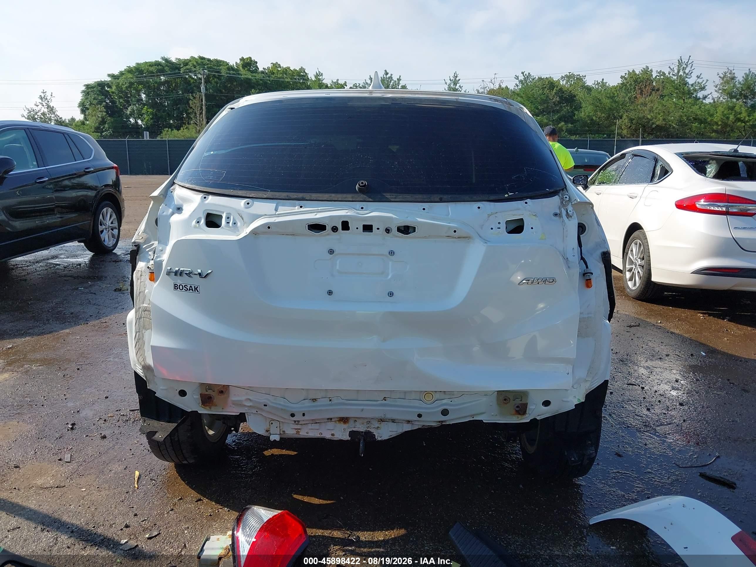 2019 Honda Hr-v Lx Белый vin: 3CZRU6H37KM704963