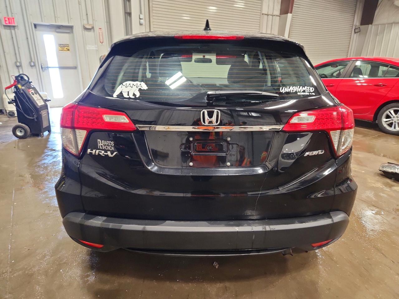 2022 Honda Hr-v Lx Black vin: 3CZRU6H37NM770921