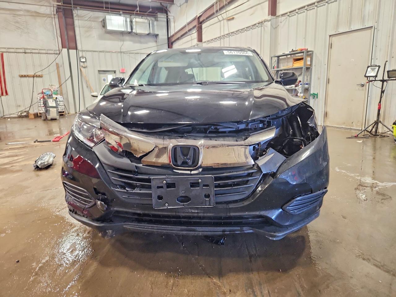 2022 Honda Hr-v Lx Black vin: 3CZRU6H37NM770921