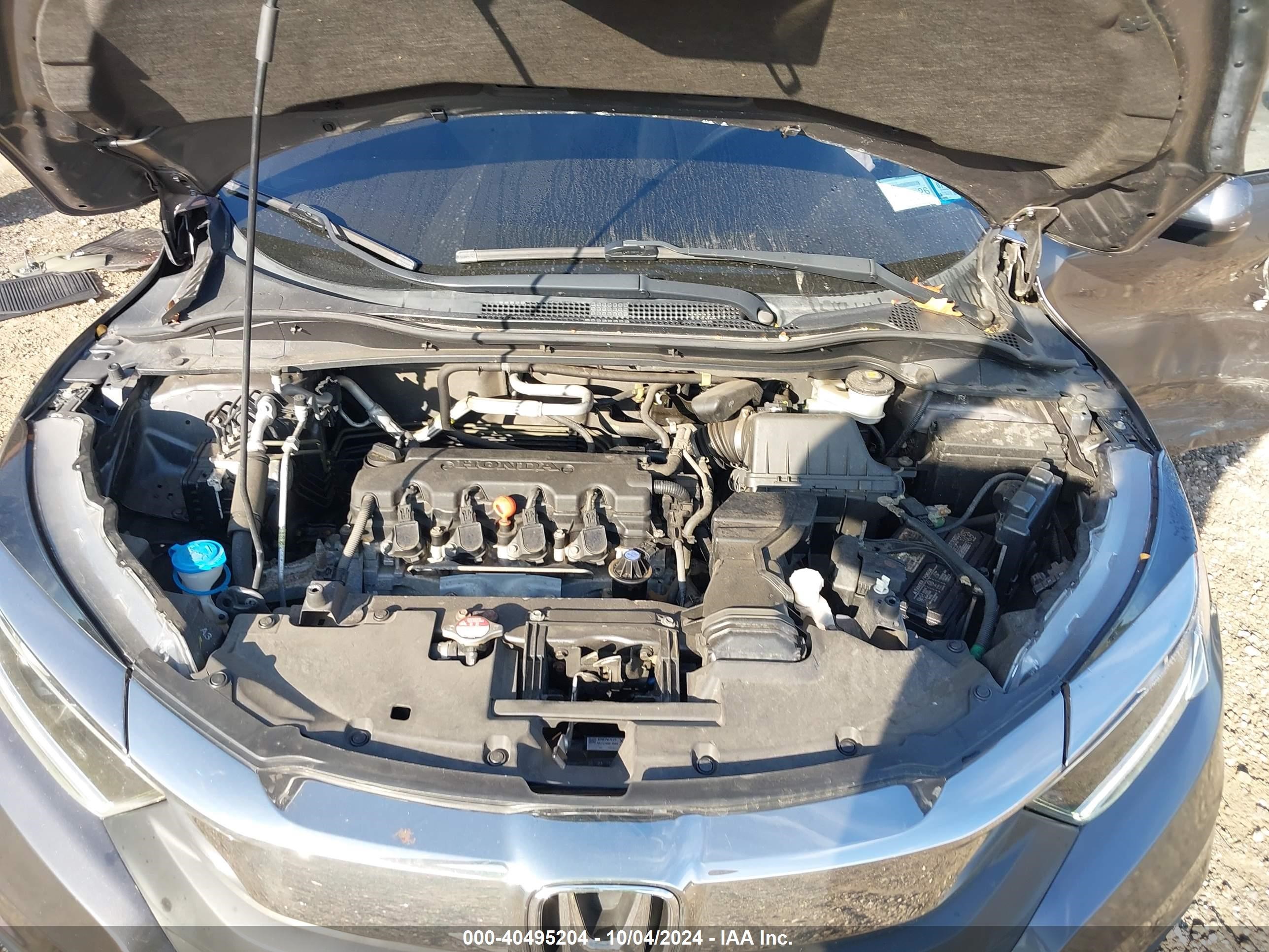 2019 Honda Hr-v Lx Gray vin: 3CZRU6H39KG707054