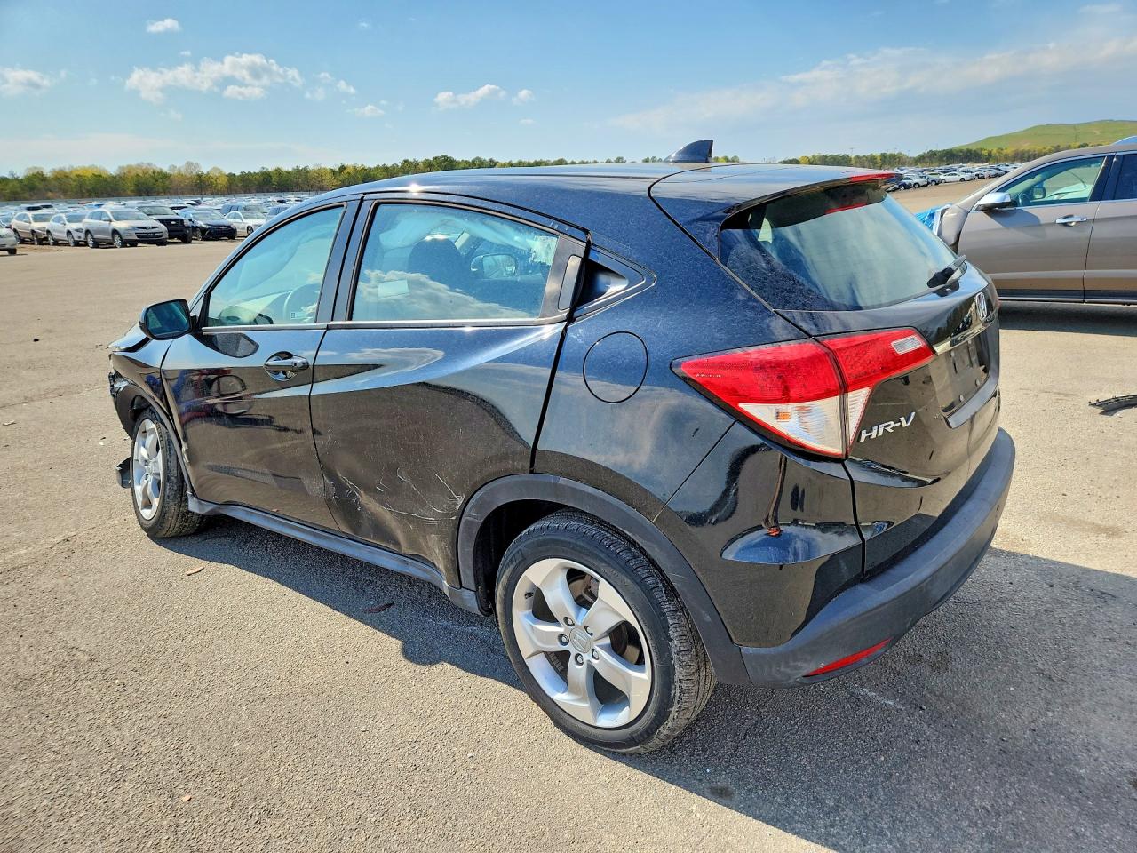 2019 Honda Hr-v Lx Black vin: 3CZRU6H39KG730673