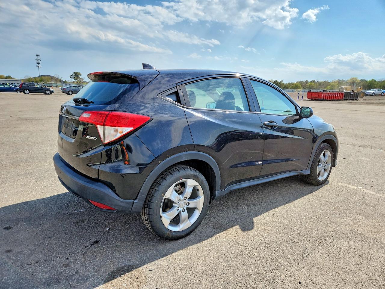 2019 Honda Hr-v Lx Black vin: 3CZRU6H39KG730673
