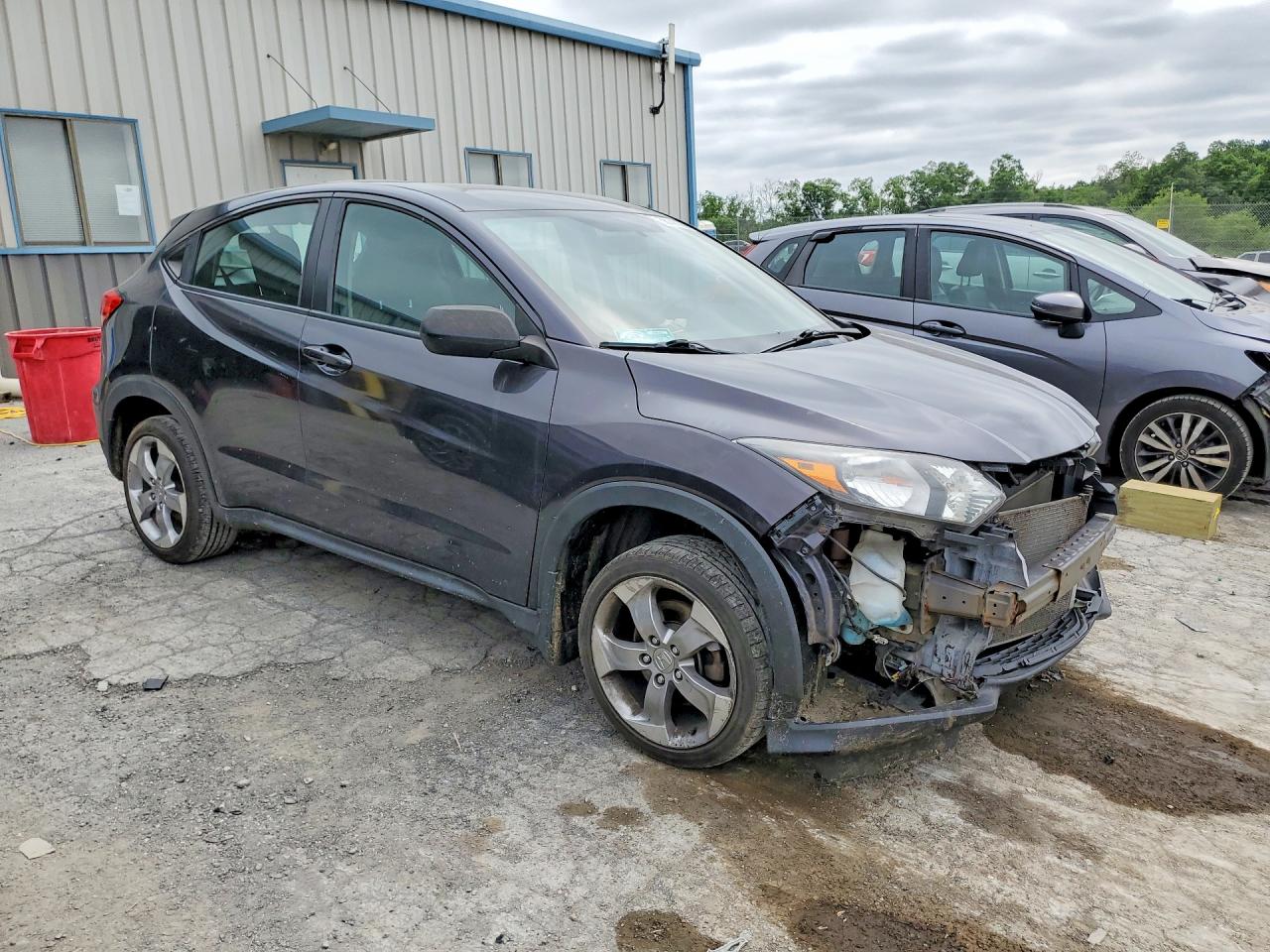 2016 Honda Hr-v Lx Charcoal vin: 3CZRU6H3XGM761648