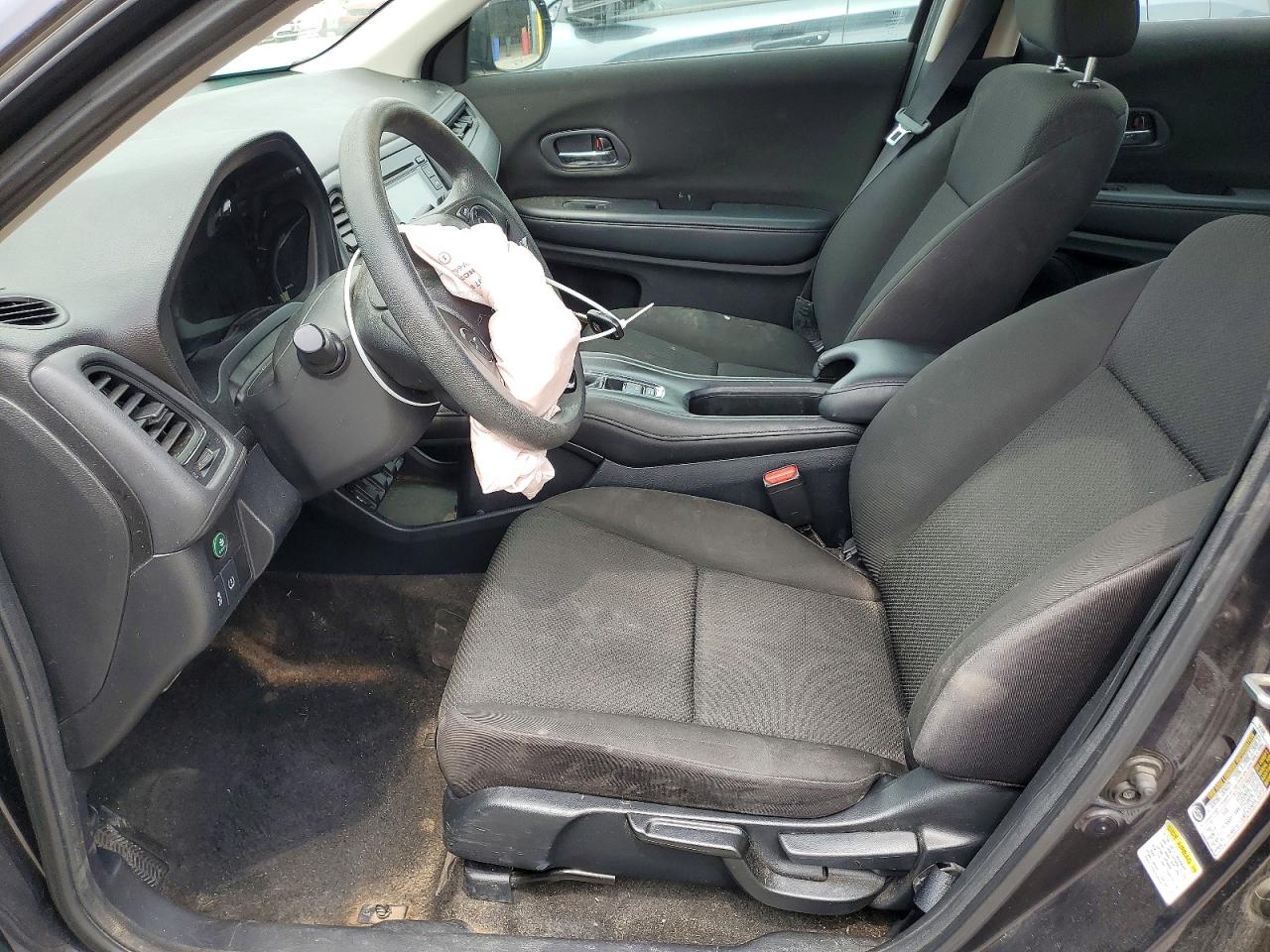 2016 Honda Hr-v Lx Charcoal vin: 3CZRU6H3XGM761648