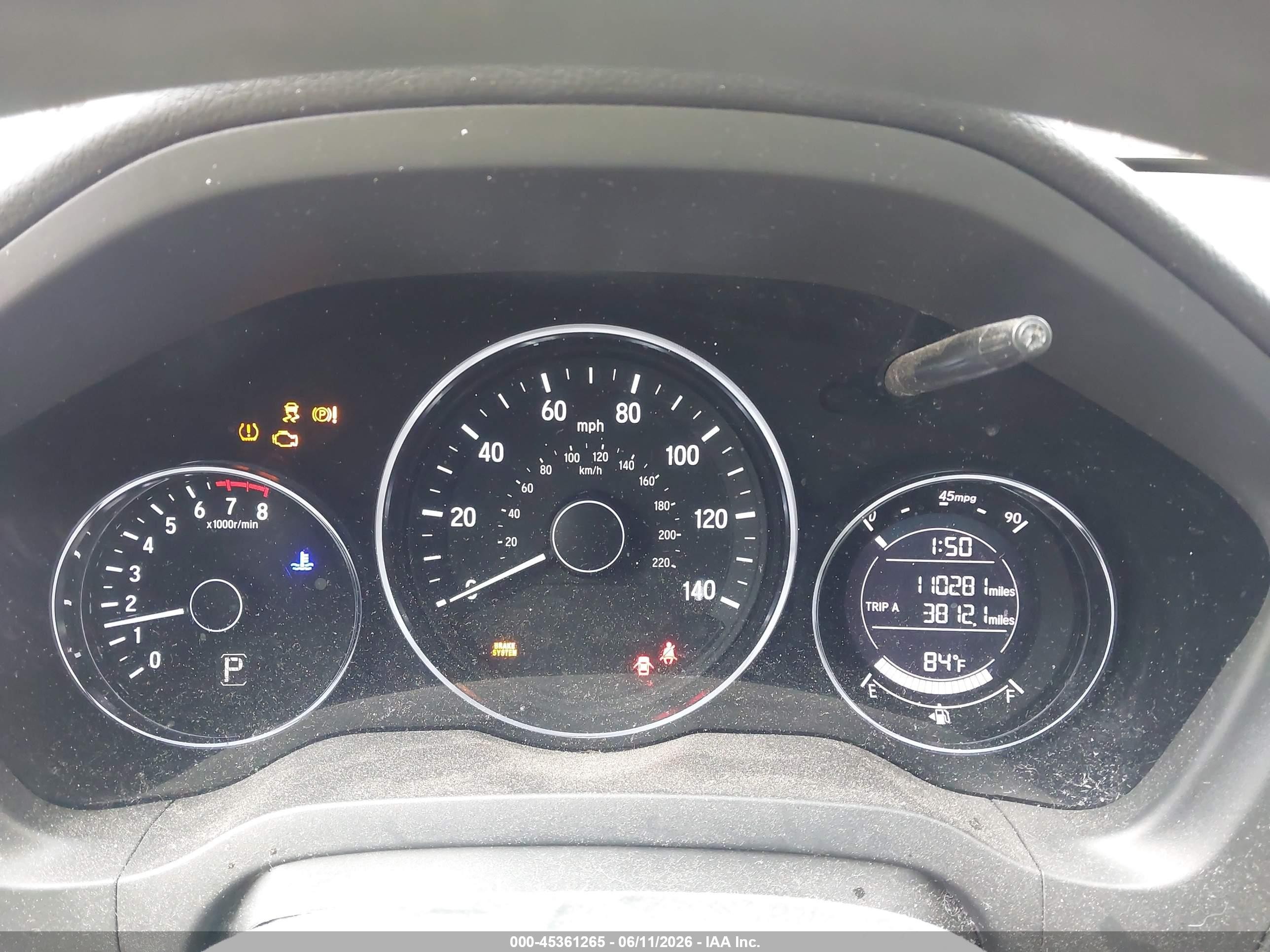 2016 Honda Hr-v Lx White vin: 3CZRU6H3XGM763853