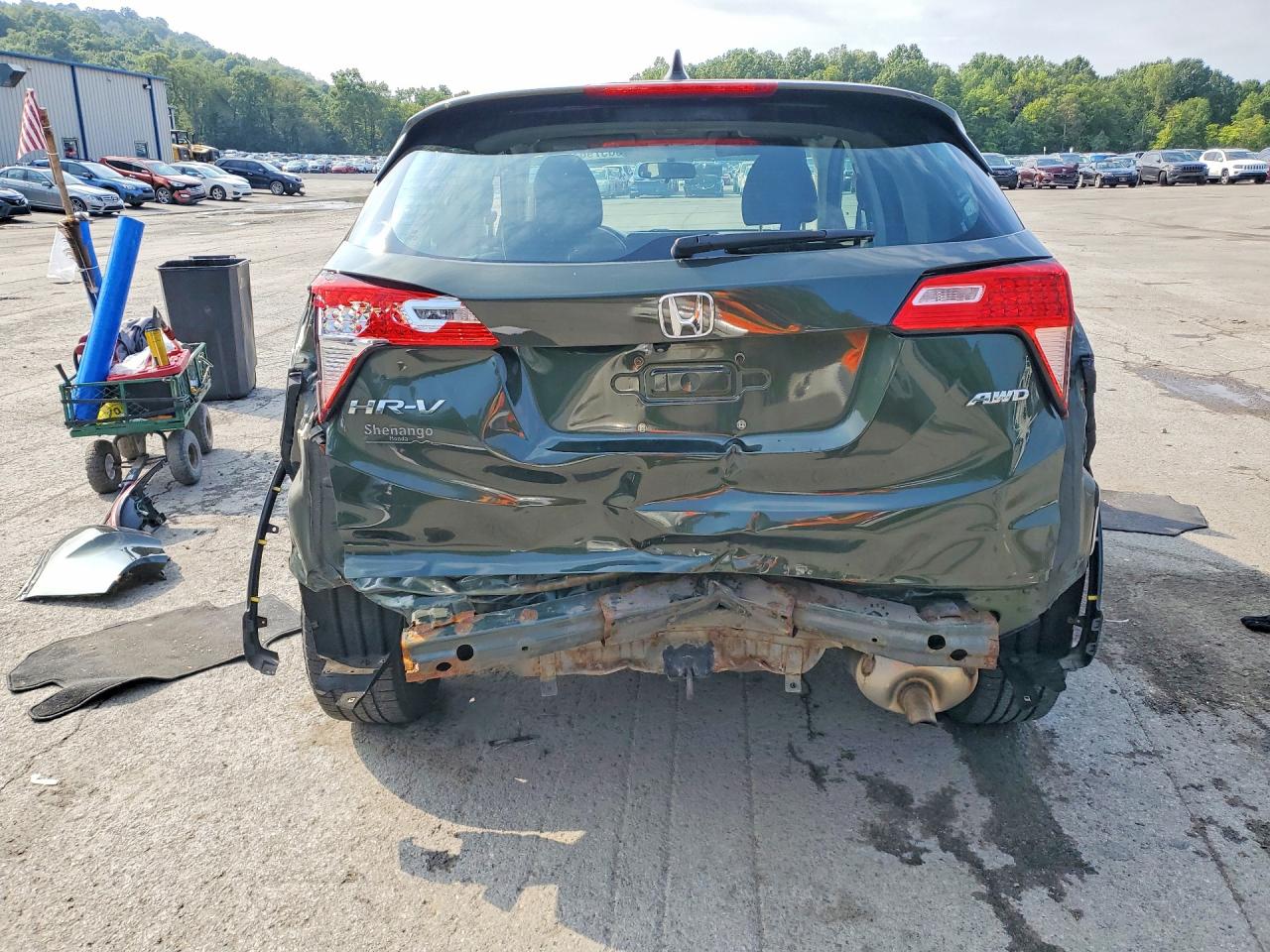 2018 Honda Hr-v Lx Green vin: 3CZRU6H3XJG709166