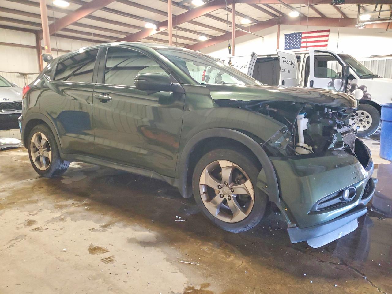 2017 Honda Hr-v Ex Green vin: 3CZRU6H50HM724143