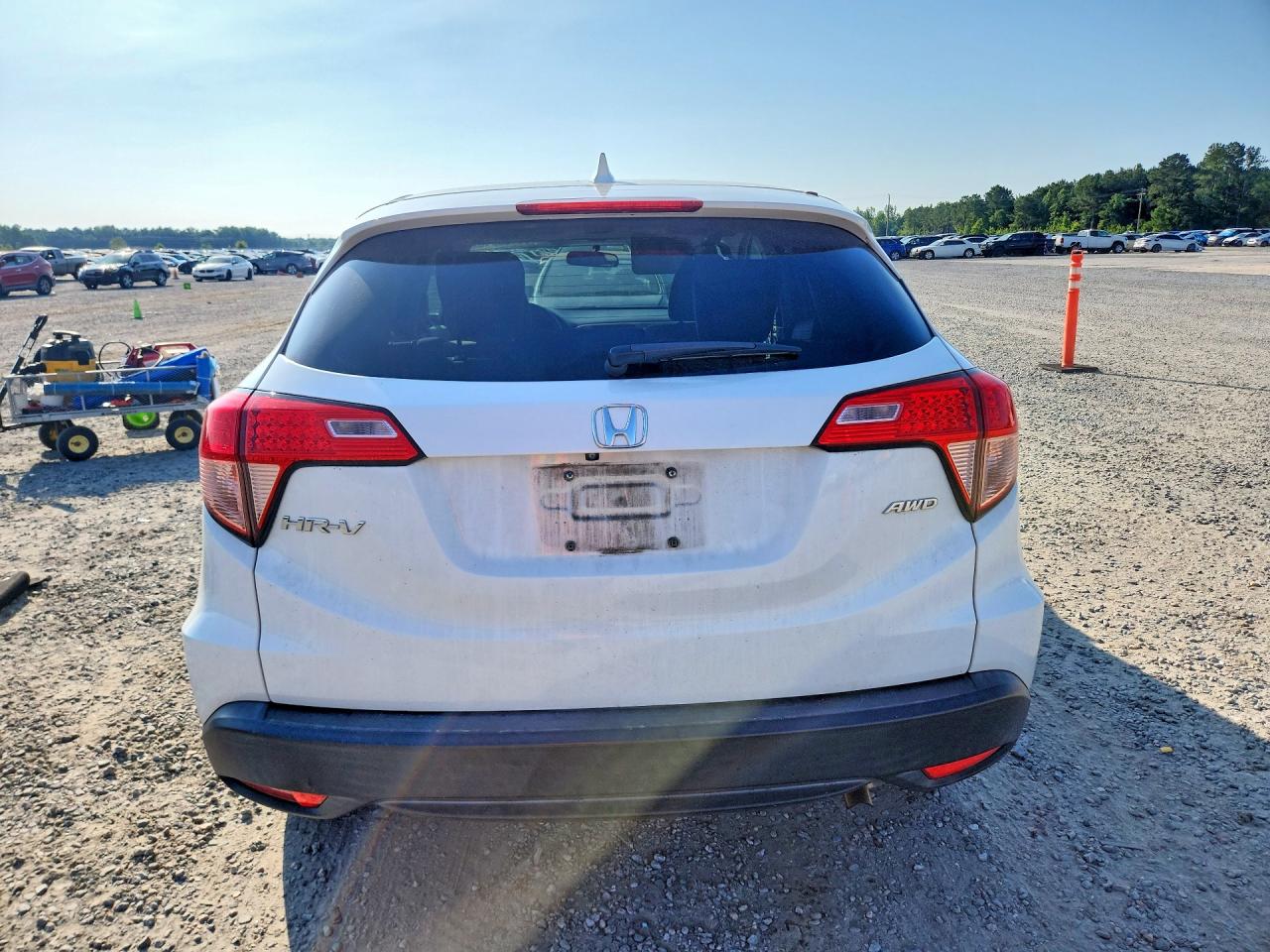 2018 Honda Hr-v Ex White vin: 3CZRU6H50JM706411