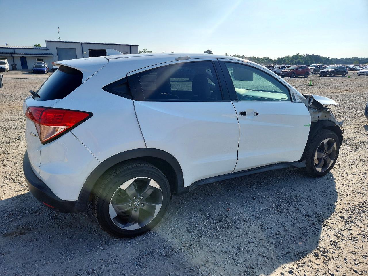 2018 Honda Hr-v Ex White vin: 3CZRU6H50JM706411