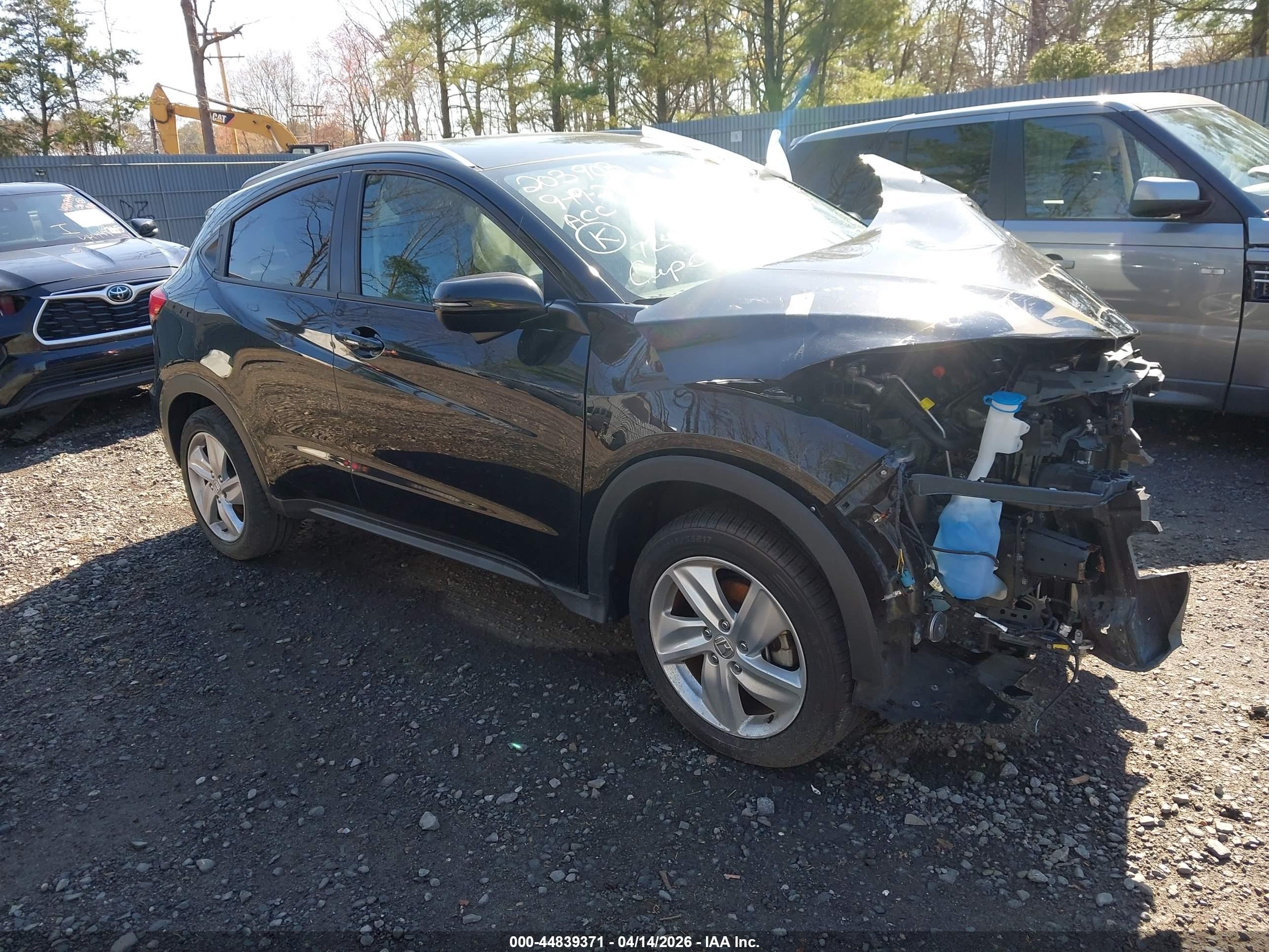 2019 Honda Hr-v Ex Black vin: 3CZRU6H50KM724621