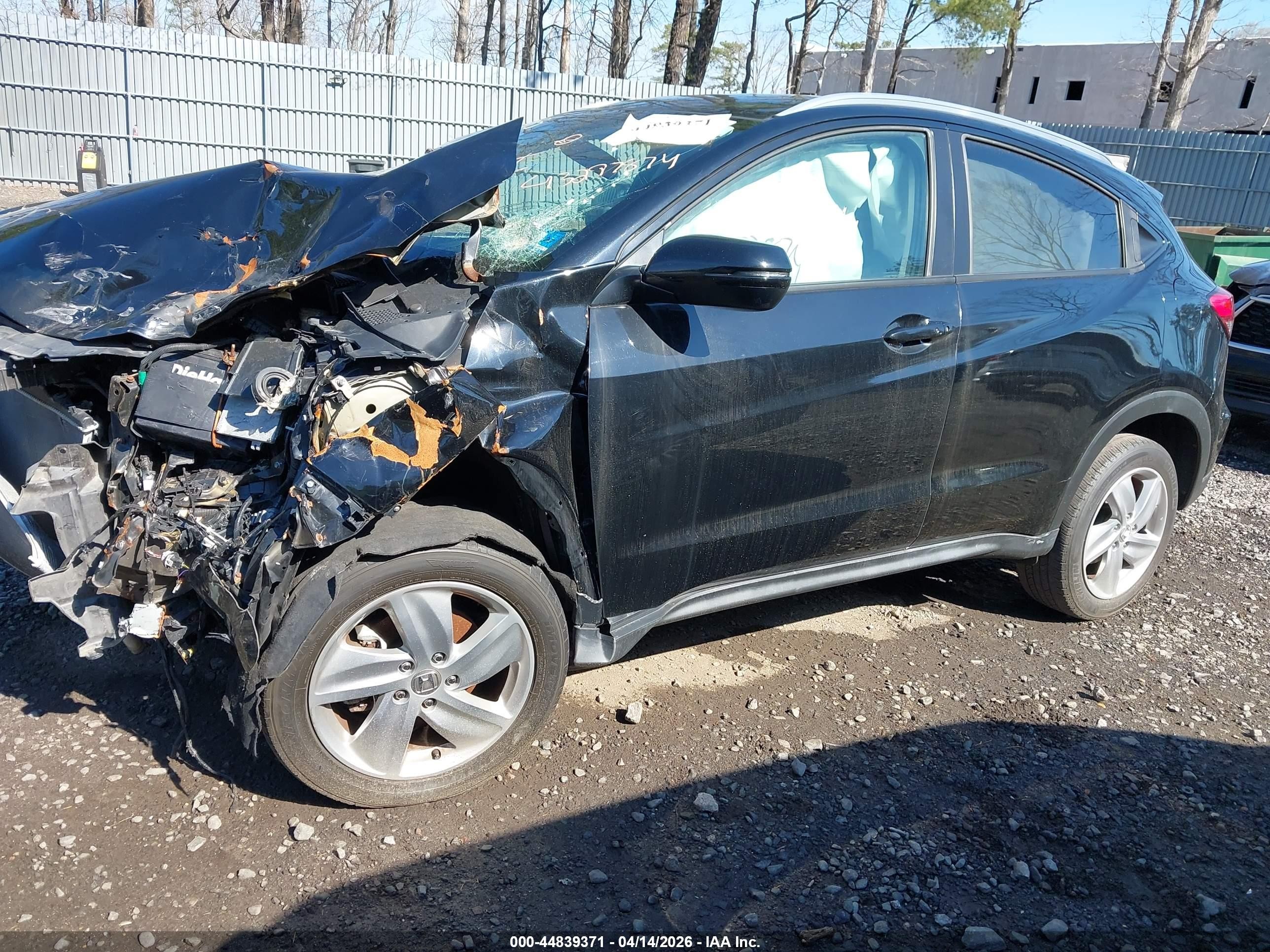 2019 Honda Hr-v Ex Black vin: 3CZRU6H50KM724621