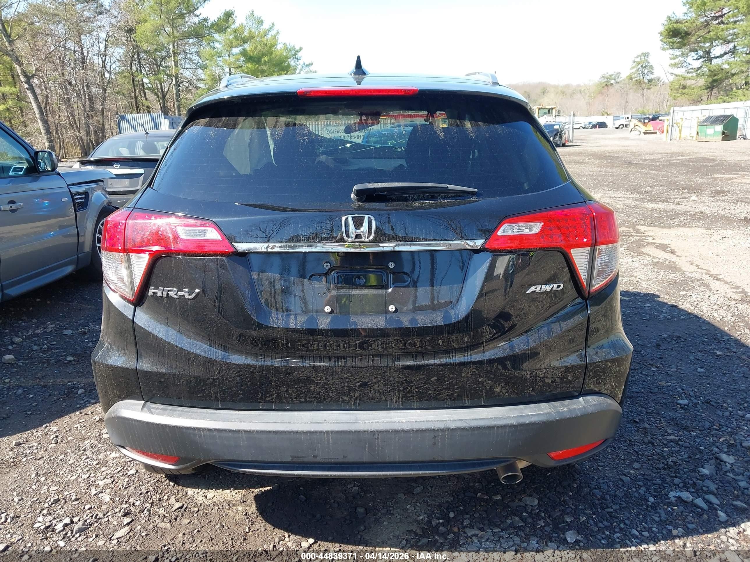 2019 Honda Hr-v Ex Black vin: 3CZRU6H50KM724621