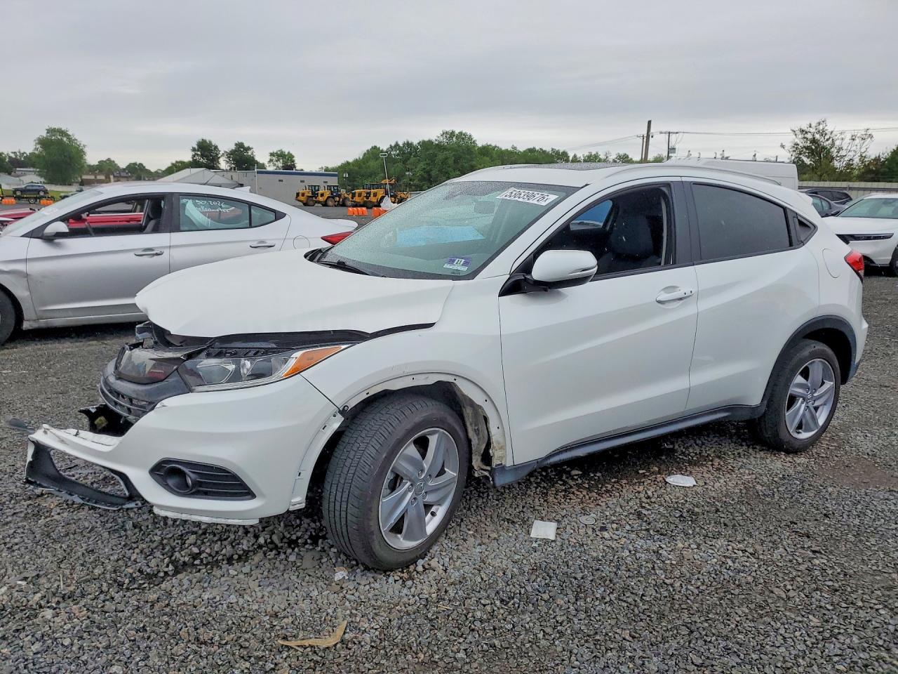 2019 Honda Hr-v Ex Белый vin: 3CZRU6H50KM735280