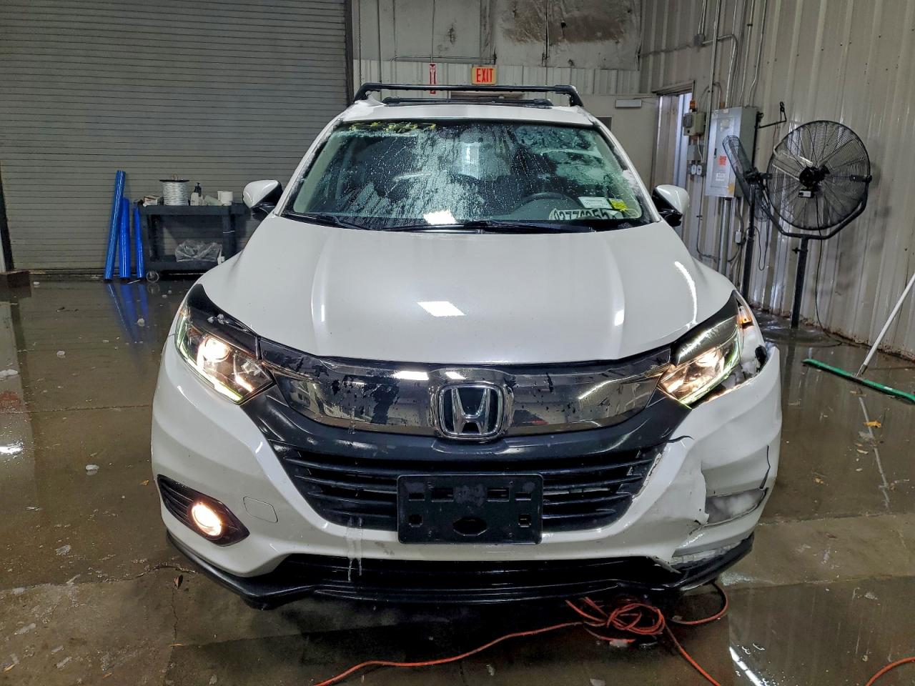 2020 Honda Hr-v Ex White vin: 3CZRU6H51LM715282