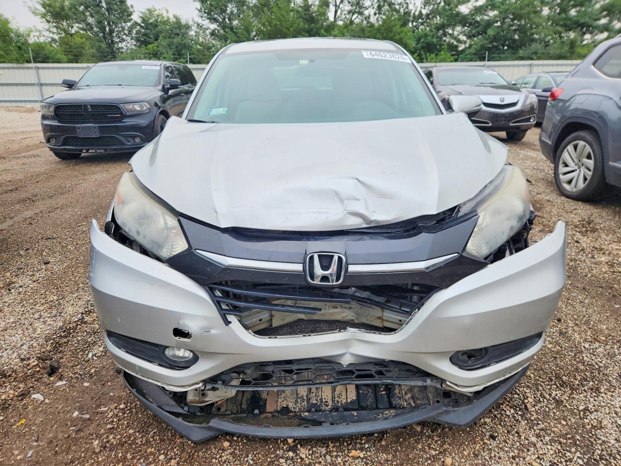 2016 Honda Hr-v Ex Silver vin: 3CZRU6H52GM706094