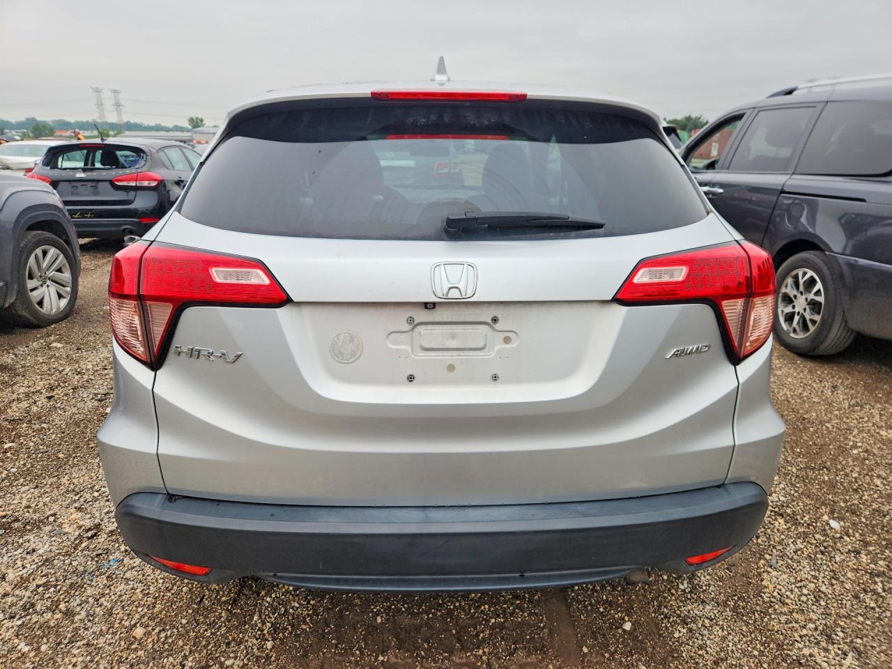 2016 Honda Hr-v Ex Silver vin: 3CZRU6H52GM706094