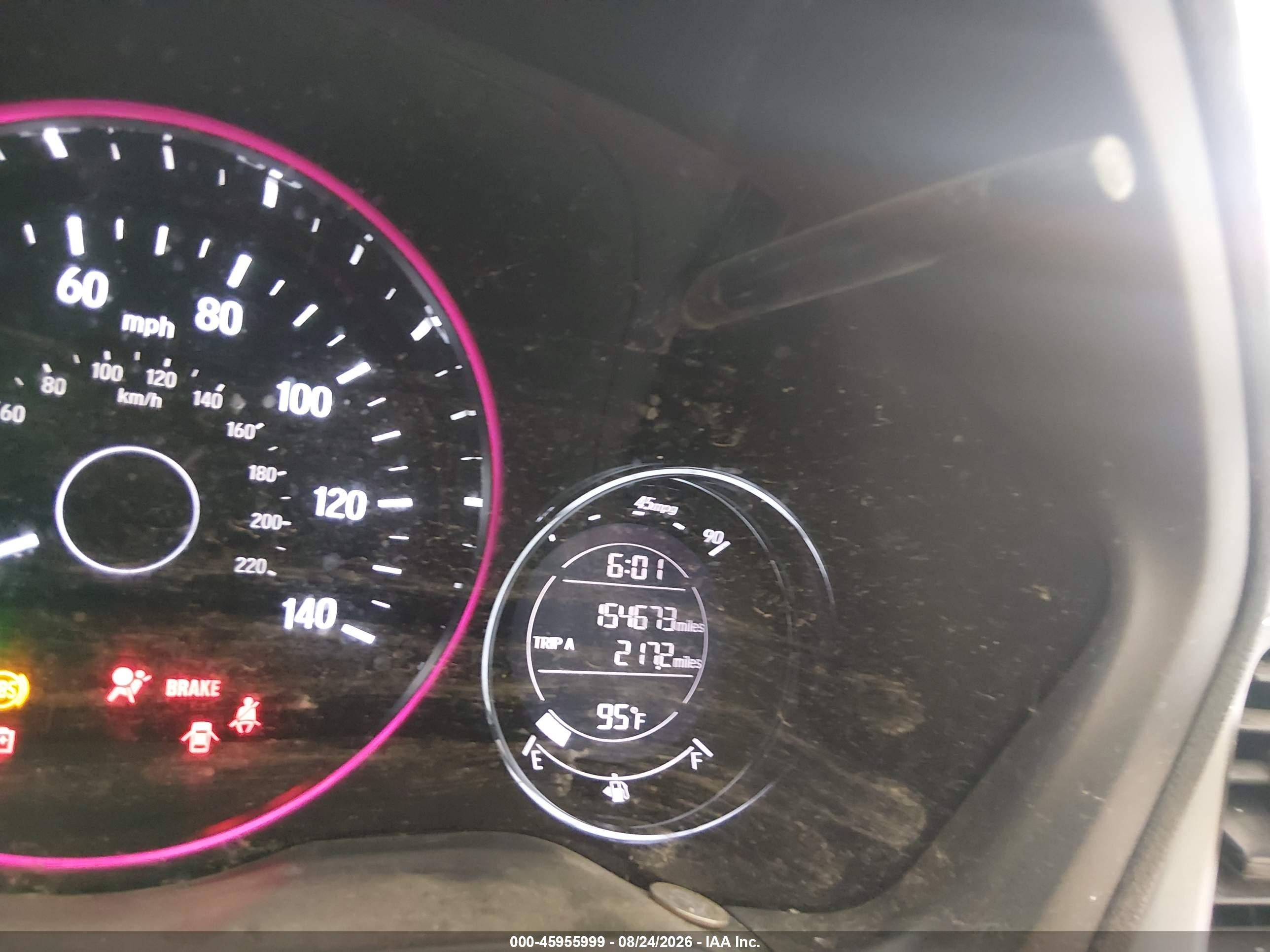 2016 Honda Hr-v Ex White vin: 3CZRU6H52GM743680