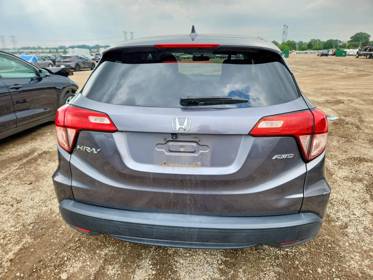 2016 Honda Hr-v Ex Gray vin: 3CZRU6H52GM755165