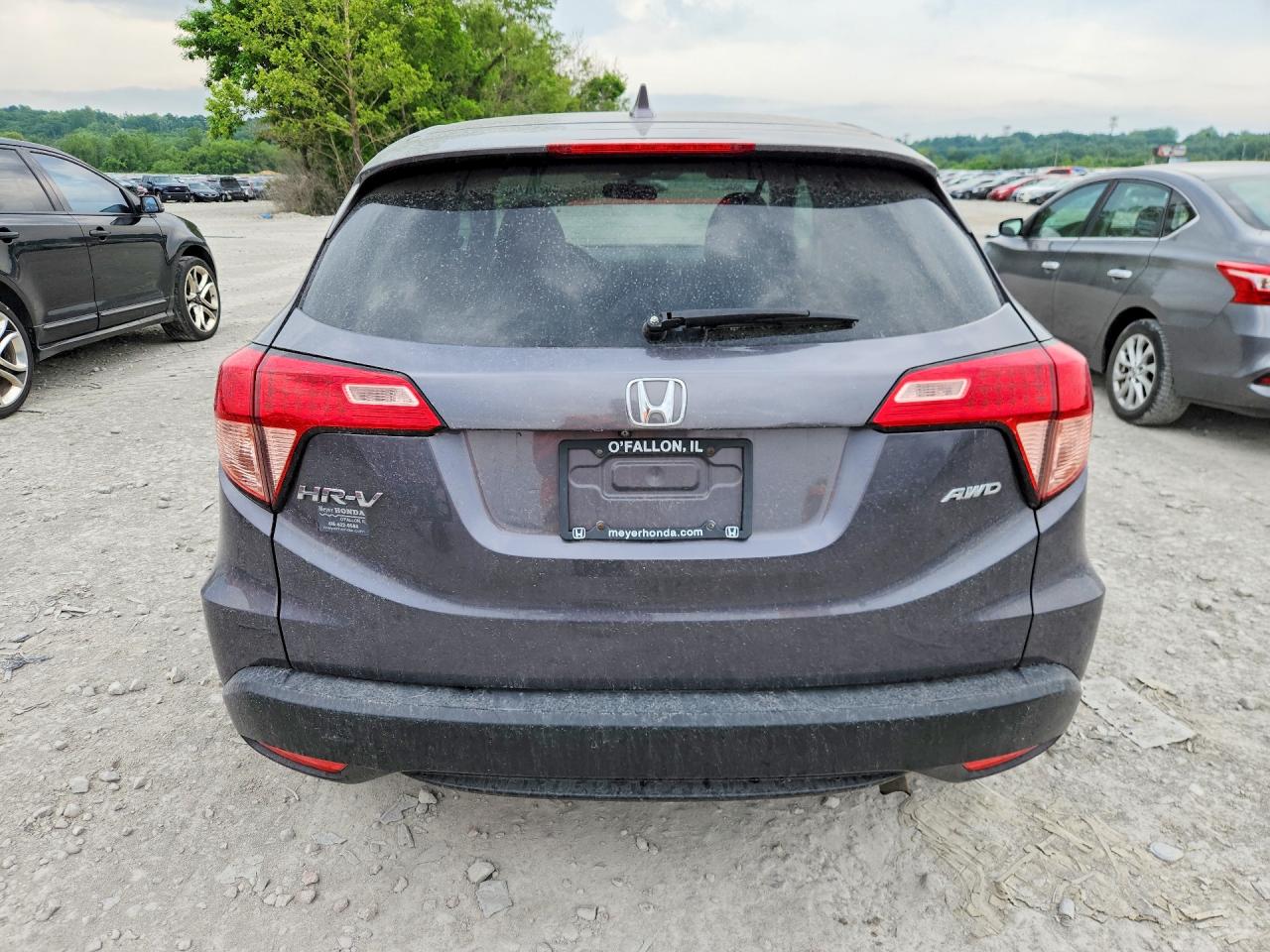 2018 Honda Hr-v Ex Gray vin: 3CZRU6H52JG703363