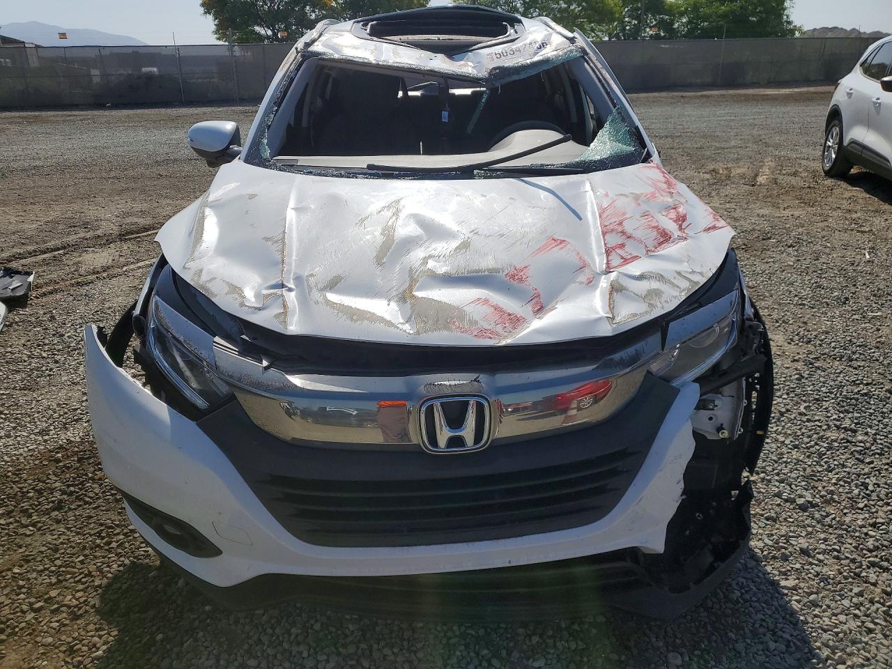2022 Honda Hr-v Ex White vin: 3CZRU6H52NM705279