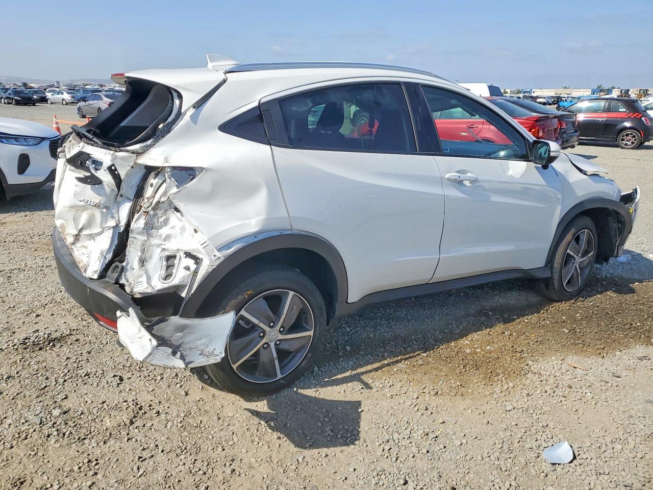 2022 Honda Hr-v Ex White vin: 3CZRU6H52NM705279