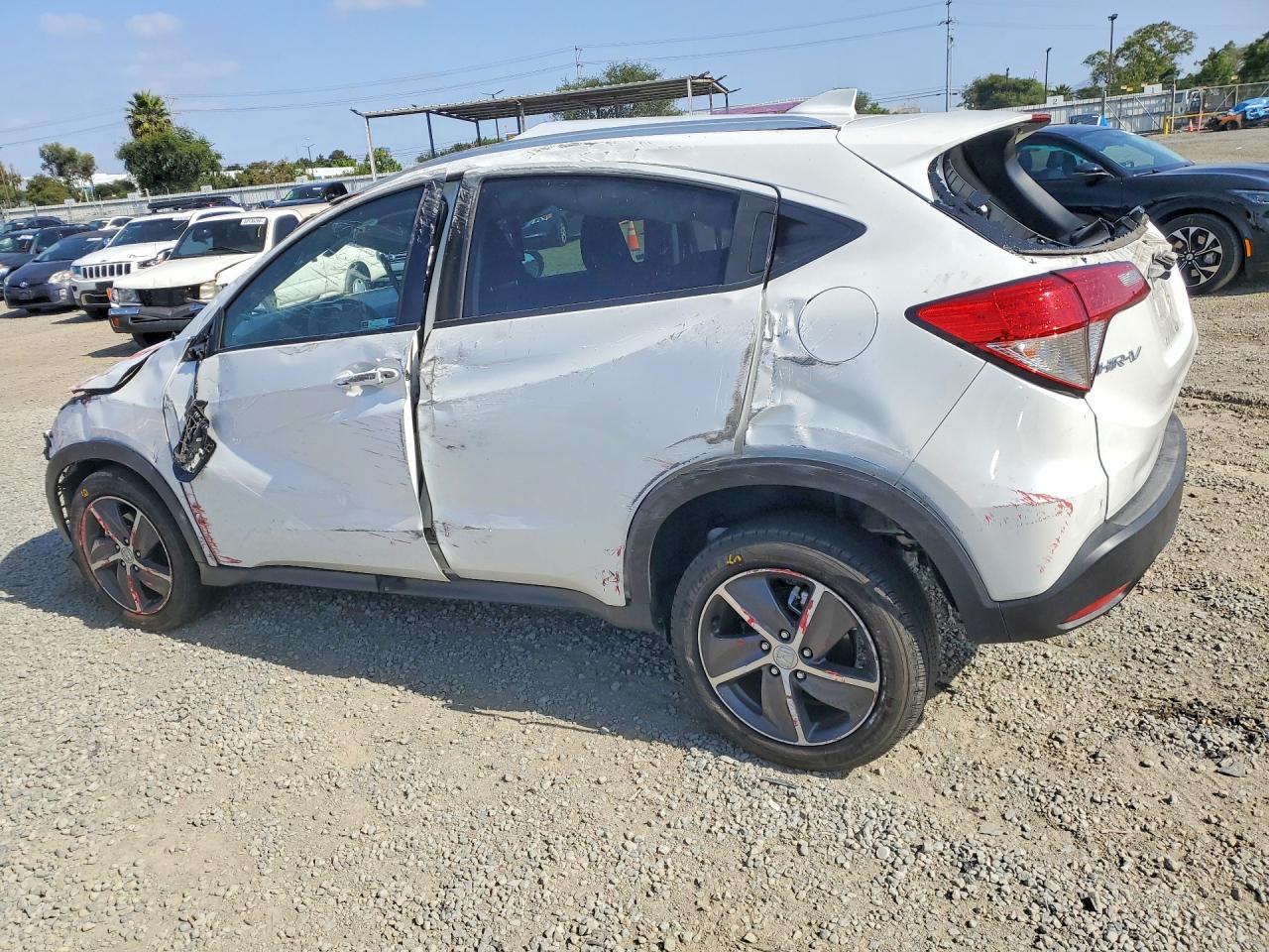 2022 Honda Hr-v Ex White vin: 3CZRU6H52NM705279