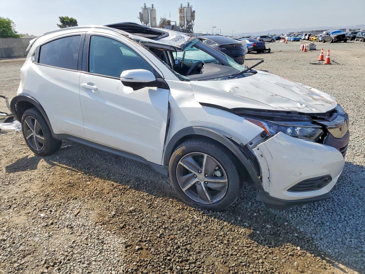 2022 Honda Hr-v Ex White vin: 3CZRU6H52NM705279