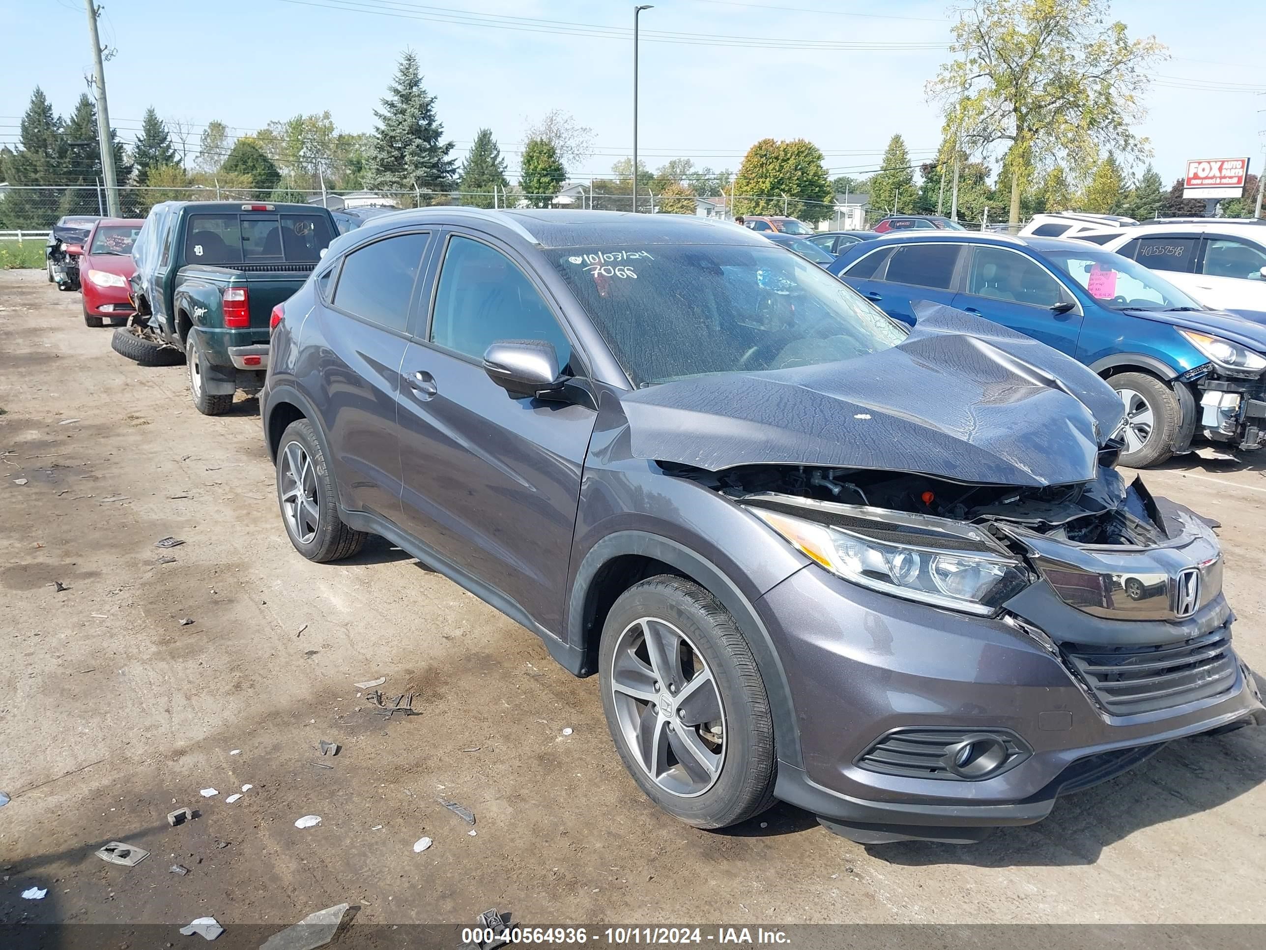 Price & History 2022 Honda Hr-v Awd Ex 1.8l I-4 Vvt, 141hp vin