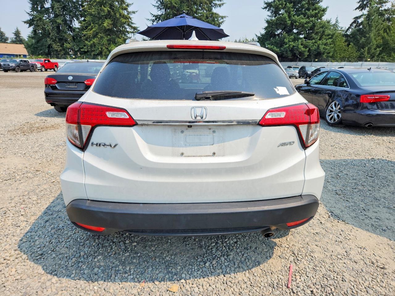 2022 Honda Hr-v Ex White vin: 3CZRU6H52NM746463