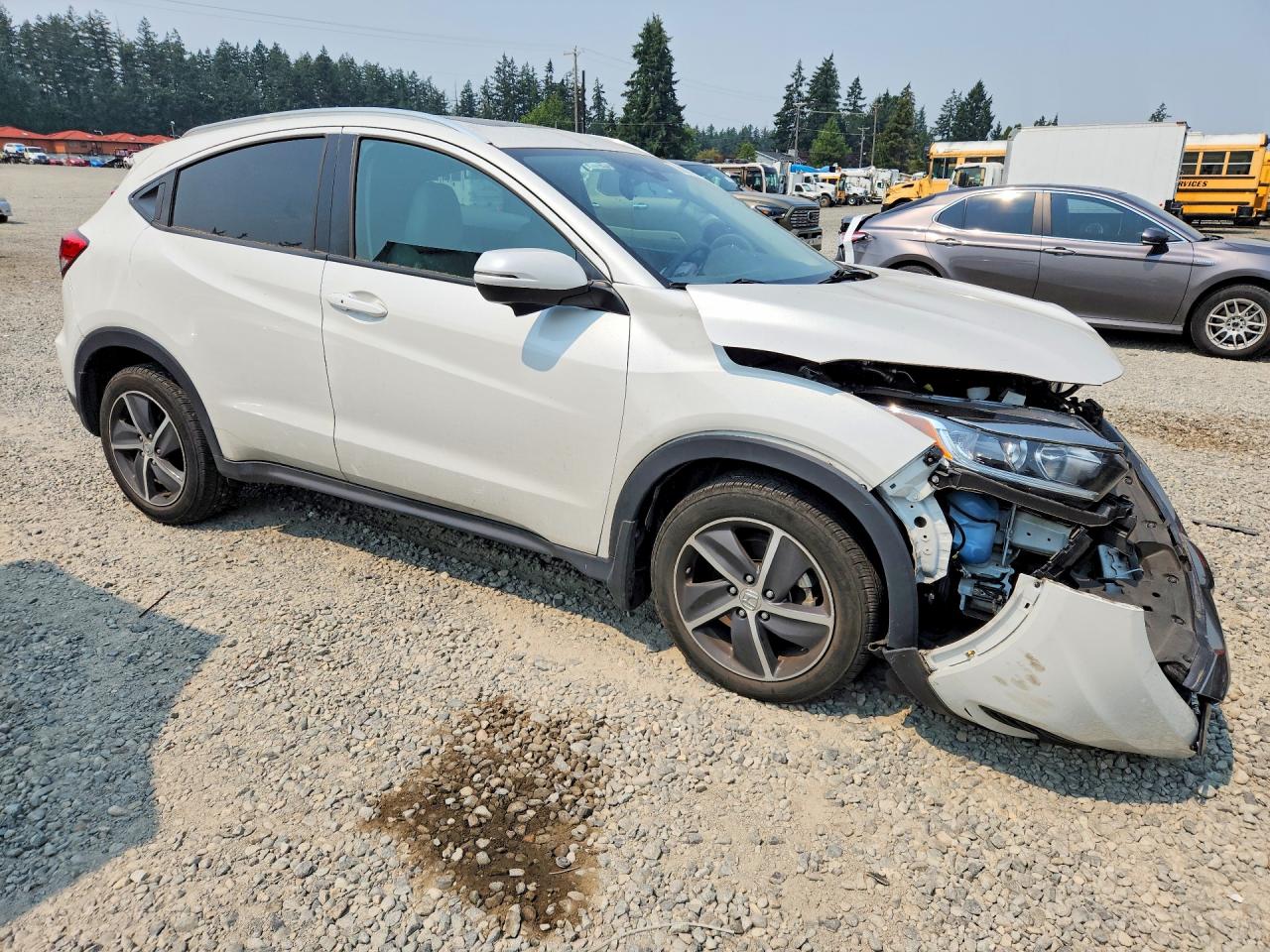 2022 Honda Hr-v Ex White vin: 3CZRU6H52NM746463