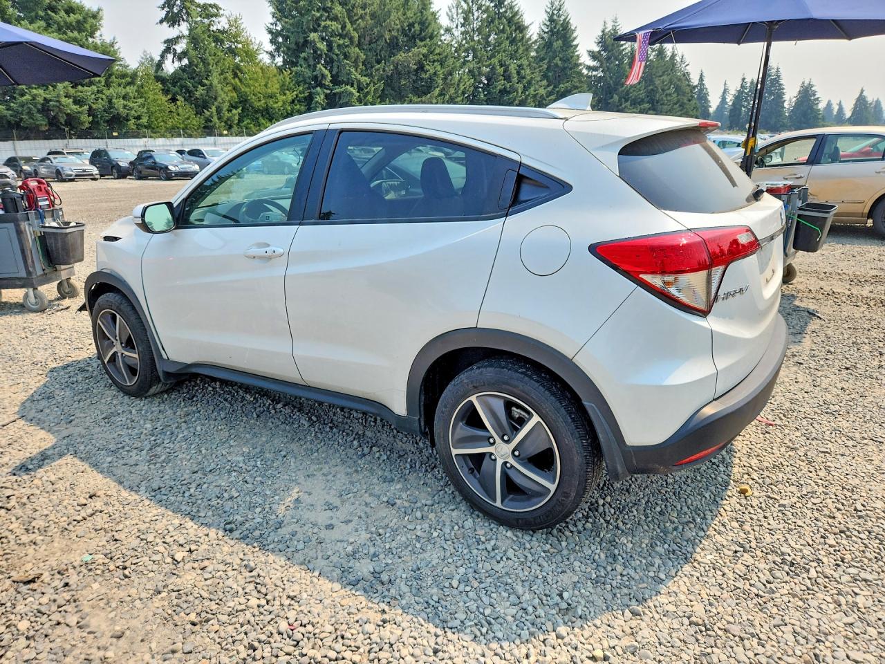 2022 Honda Hr-v Ex White vin: 3CZRU6H52NM746463