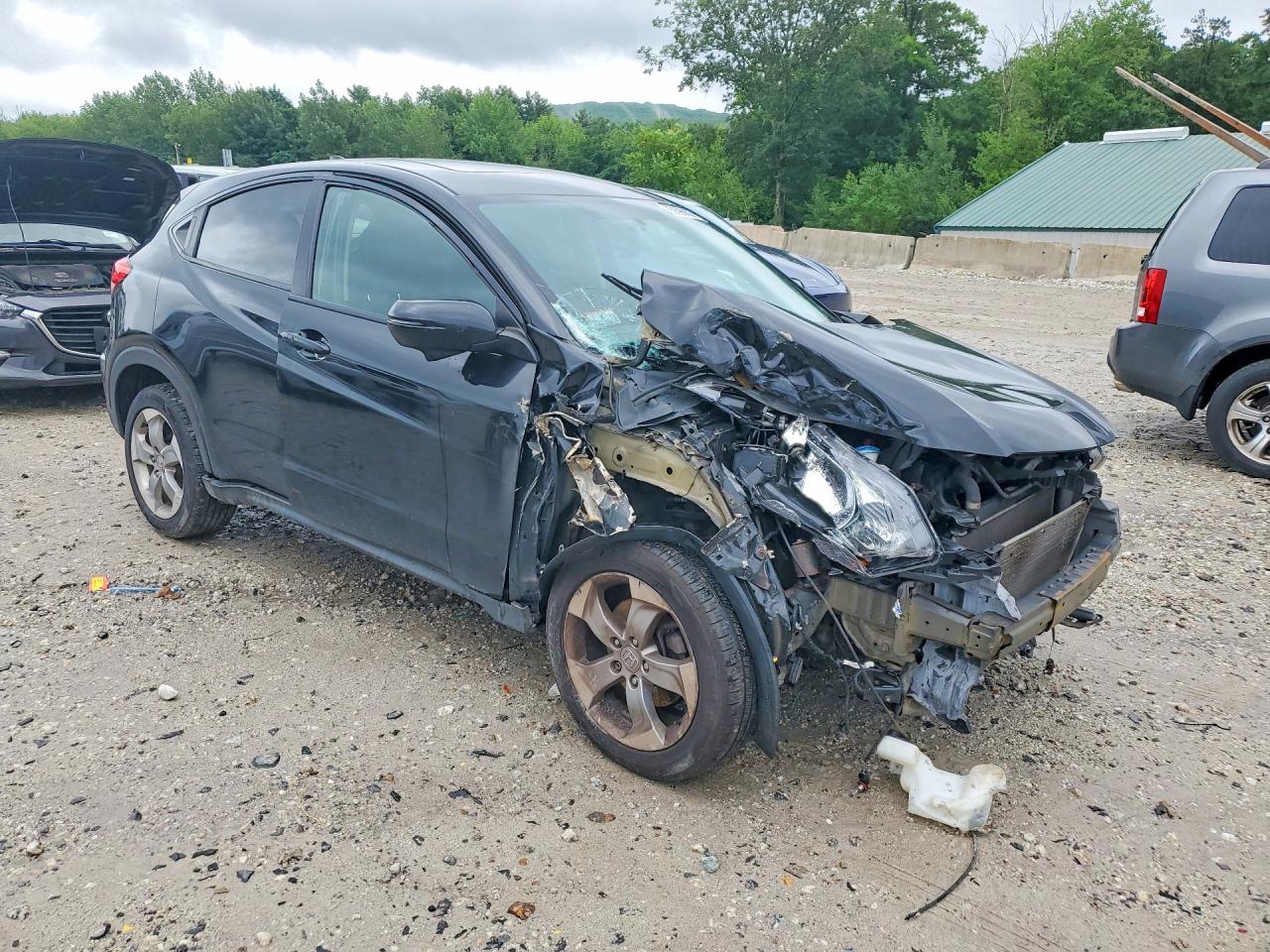 2017 Honda Hr-v Ex Black vin: 3CZRU6H53HM719809